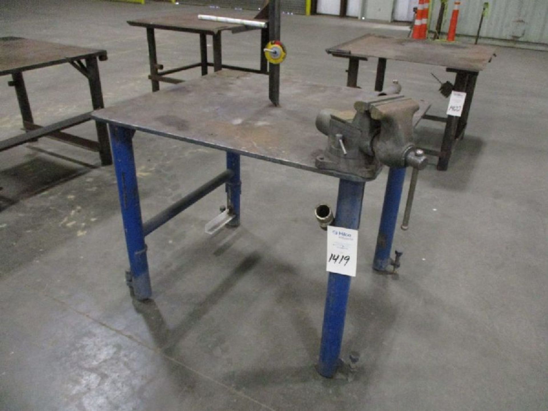 Steel 43" x 48" x 40" H Welding Table - Image 2 of 10