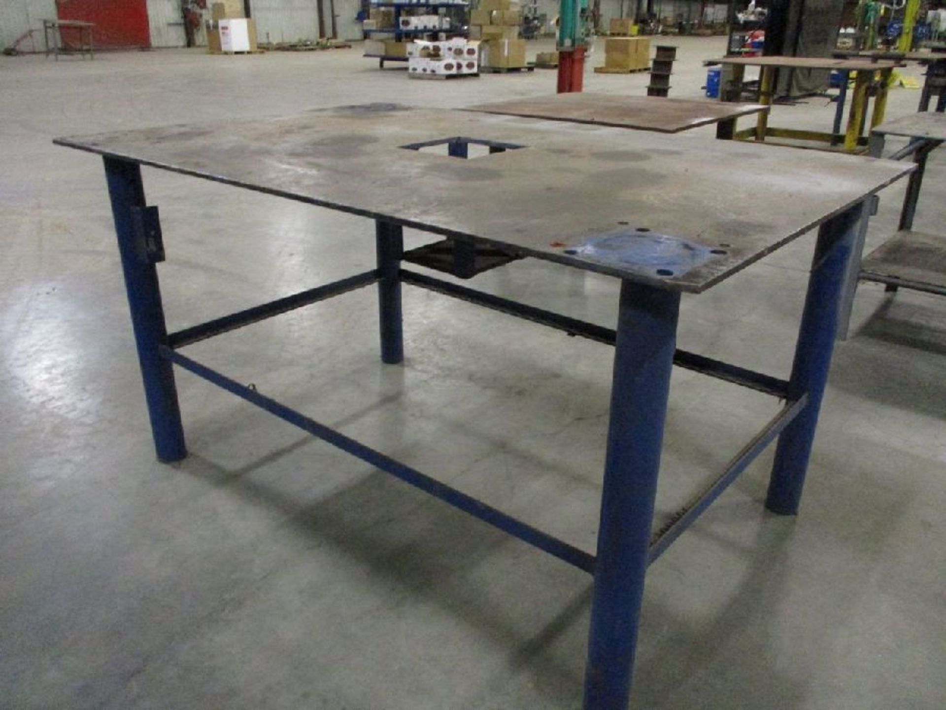 Steel 48" x 72" x 38" H Welding Table - Image 4 of 6