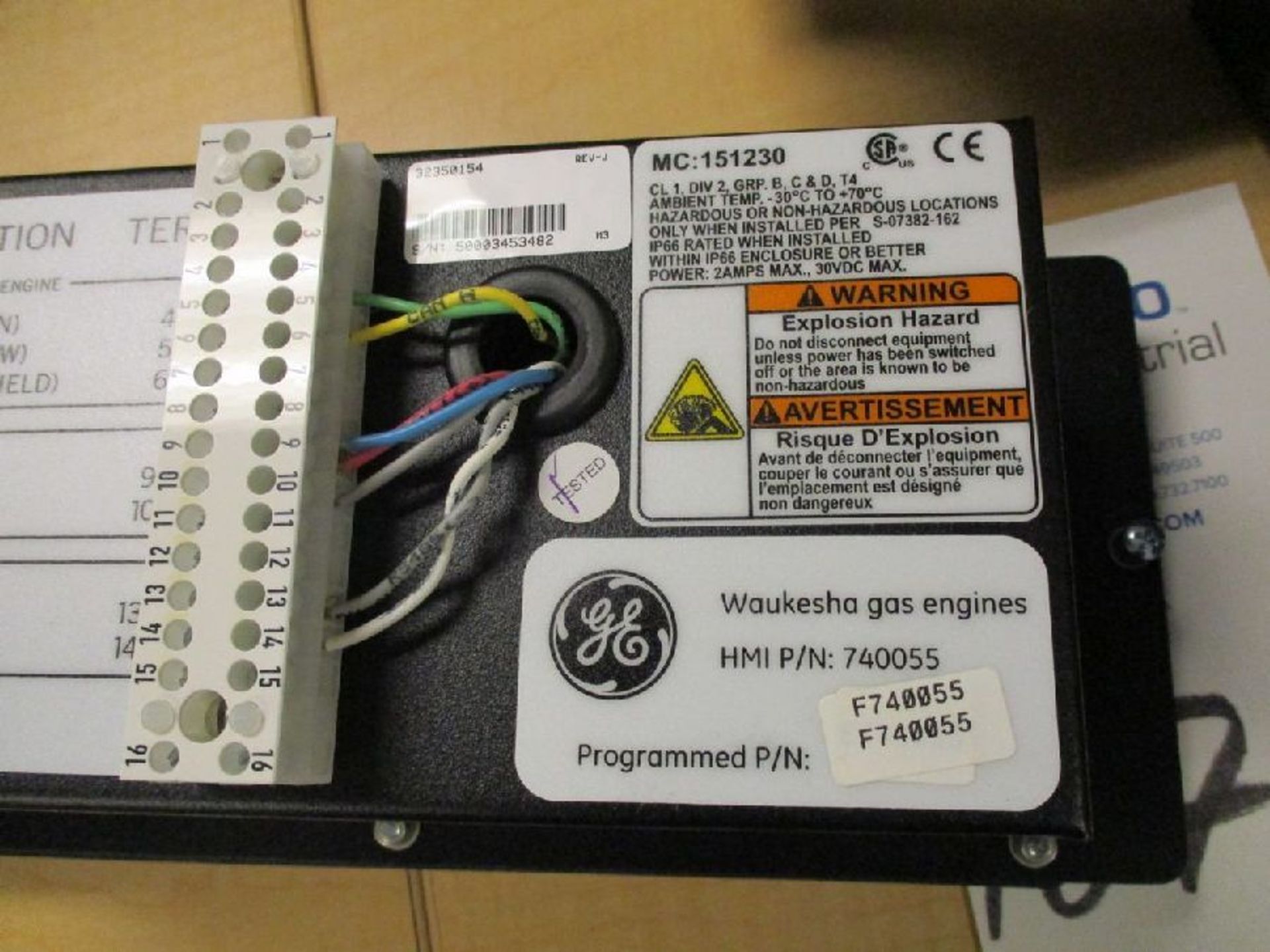 GE Waukesha Gas Engine HMI Controllers - Image 3 of 5