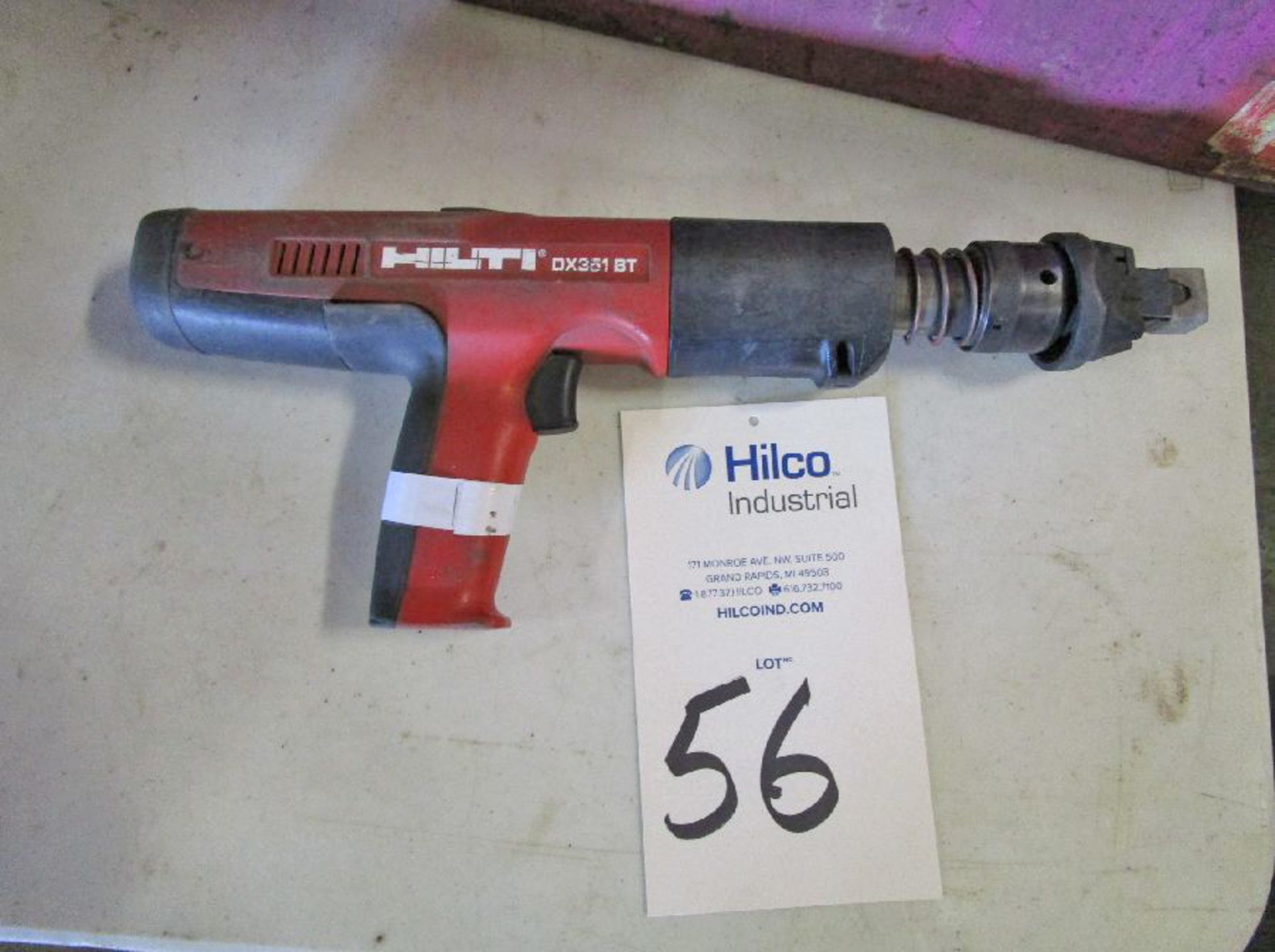 Hilti Model DX 351 BT Powder Actuated Nailer