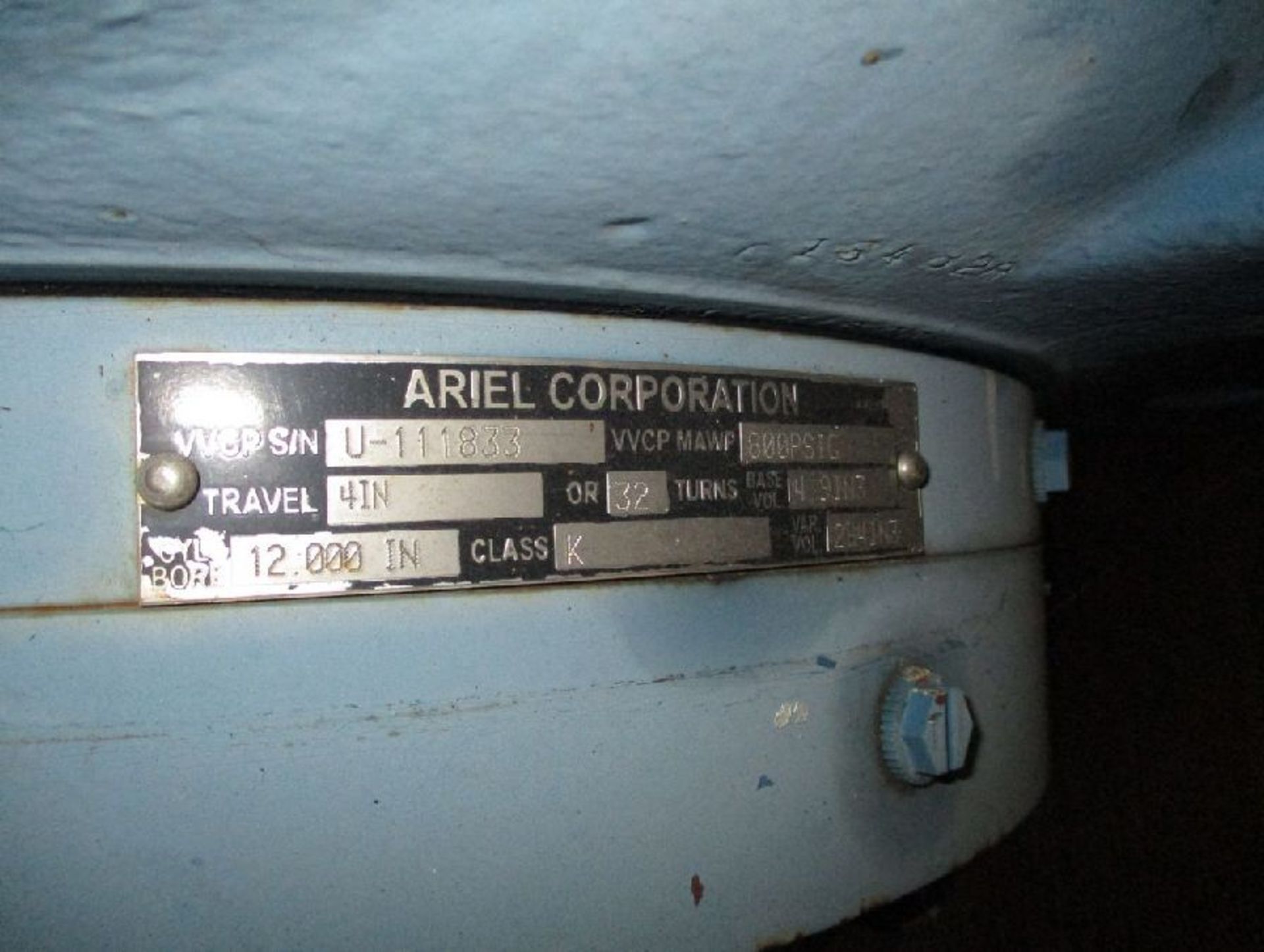 Ariel Corp Model Class K Gas Compressor Cylinder Assembly - Image 6 of 7