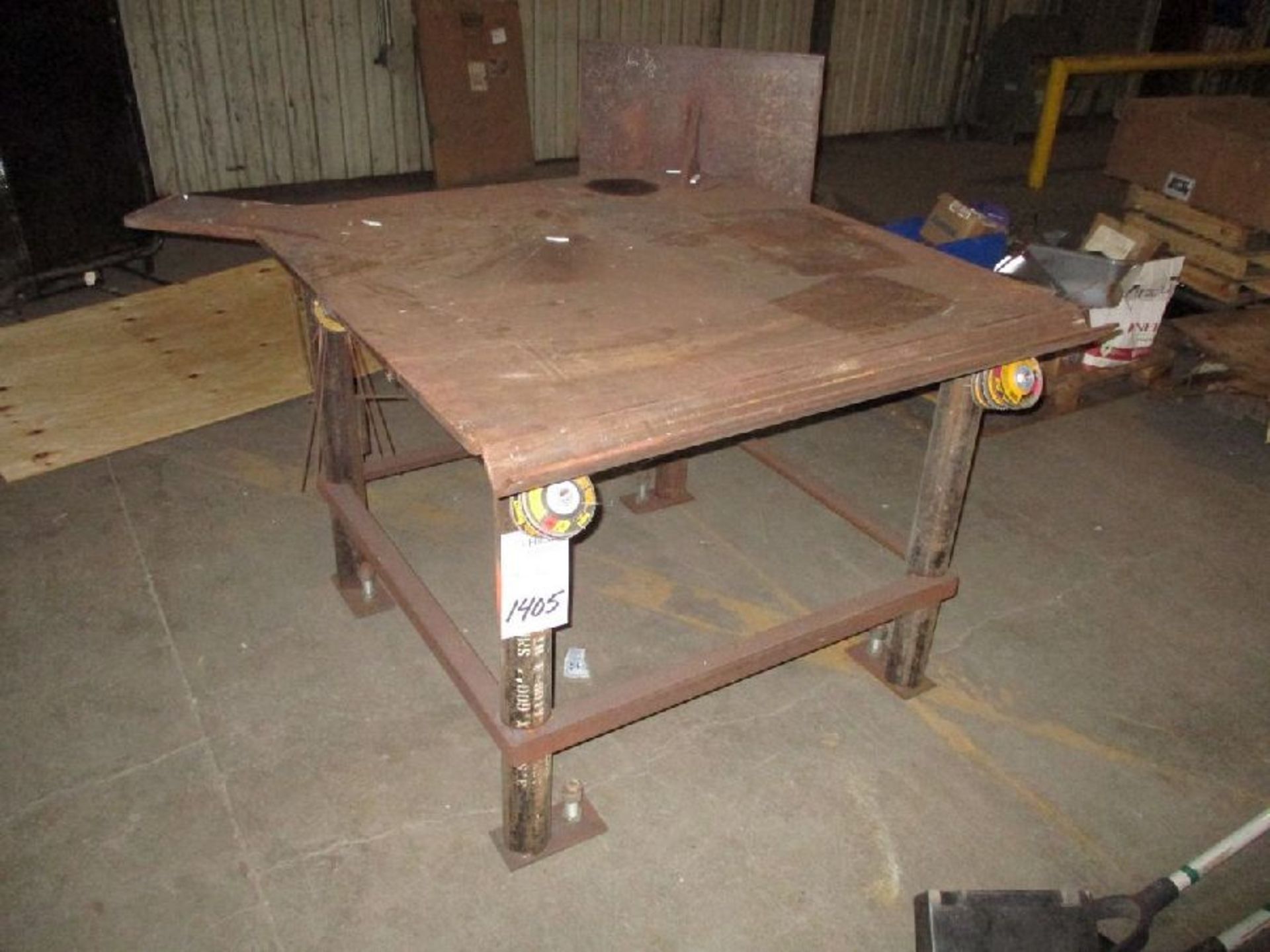 48" x 48" x 37" H Steel Welding Table - Image 2 of 4