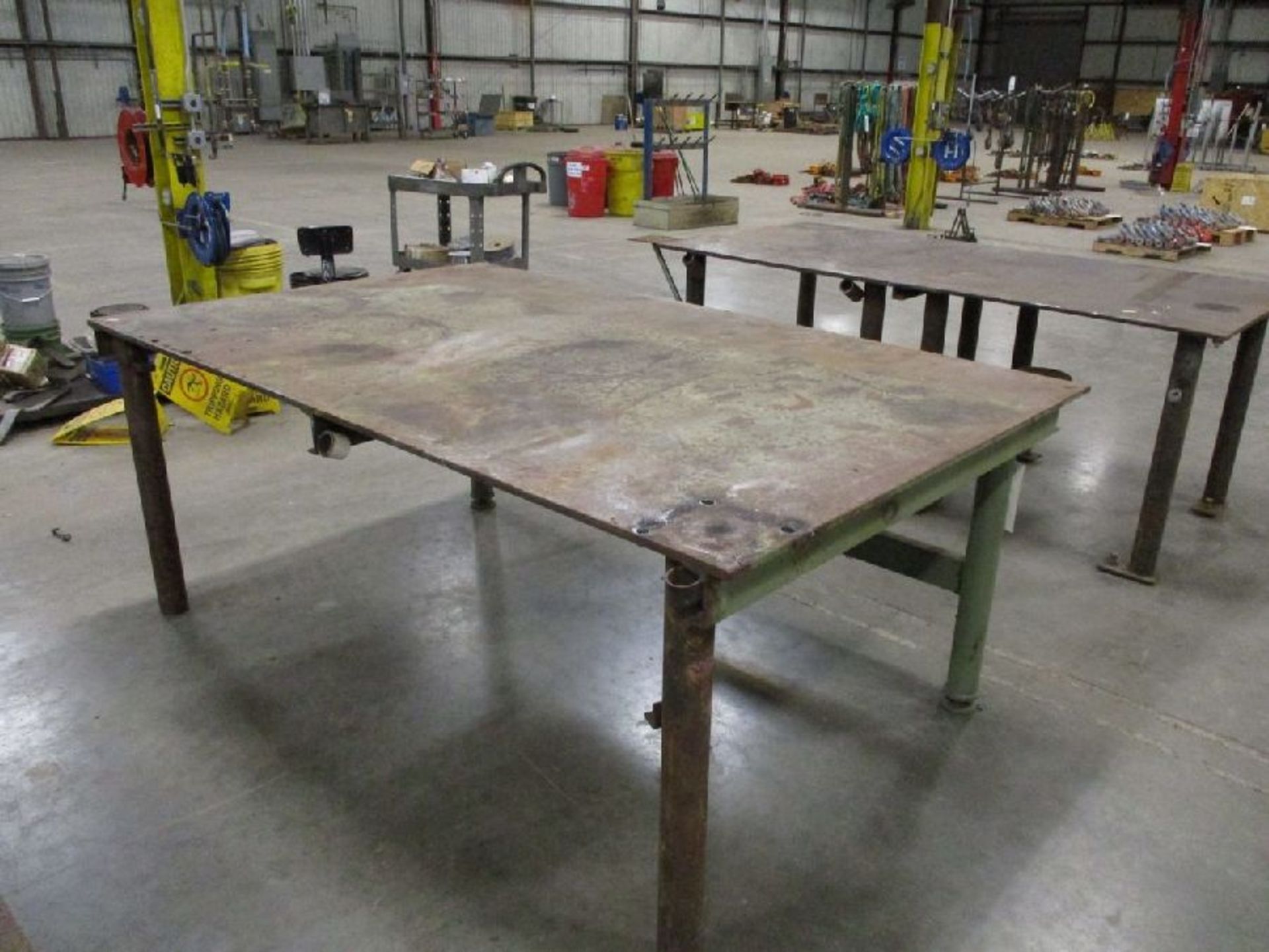 Steel 60" x 96" x 38" H Welding Table - Image 4 of 8
