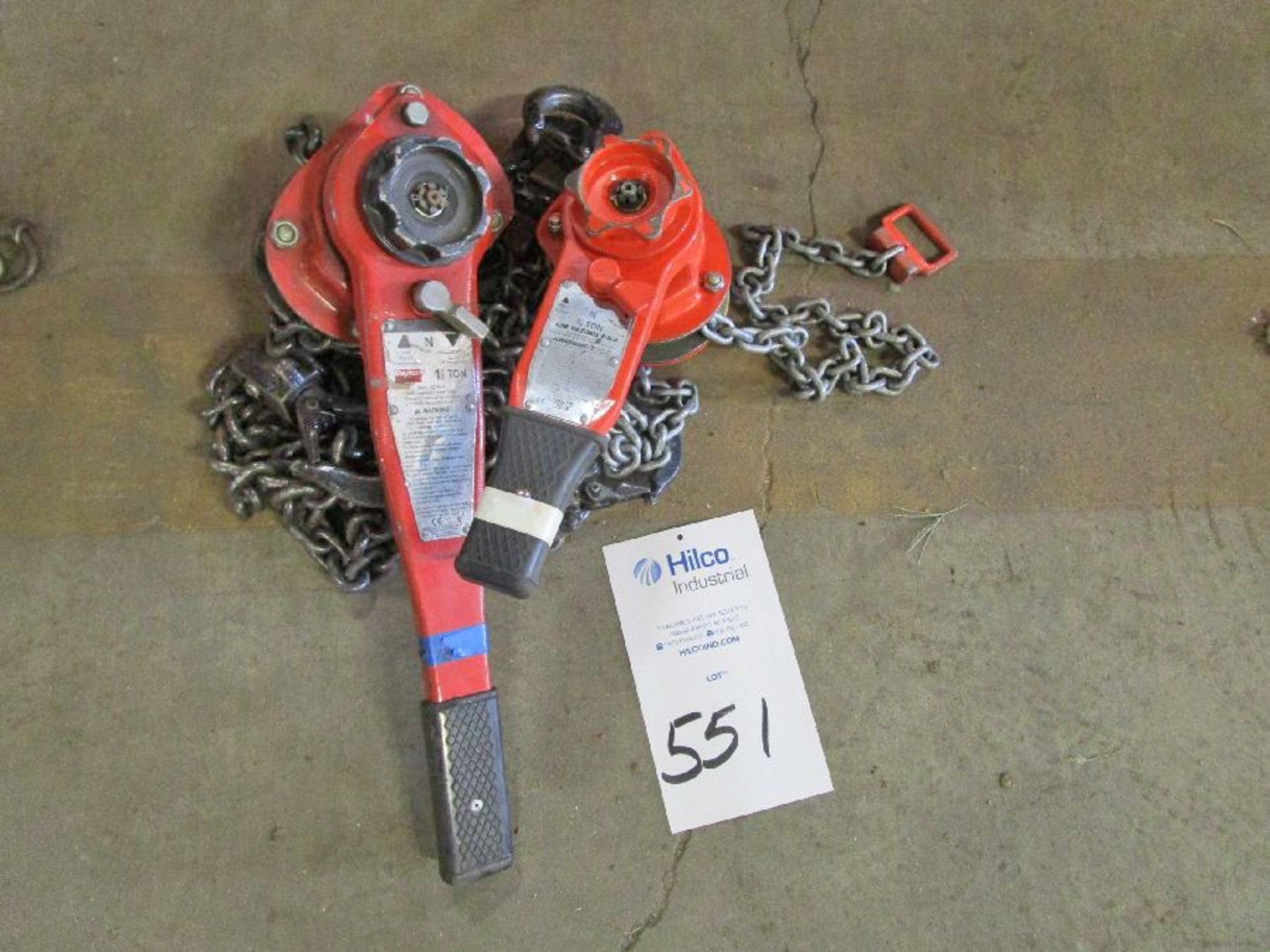 Dayton Model 4ZX47A 1.5 Ton Lever Hoist