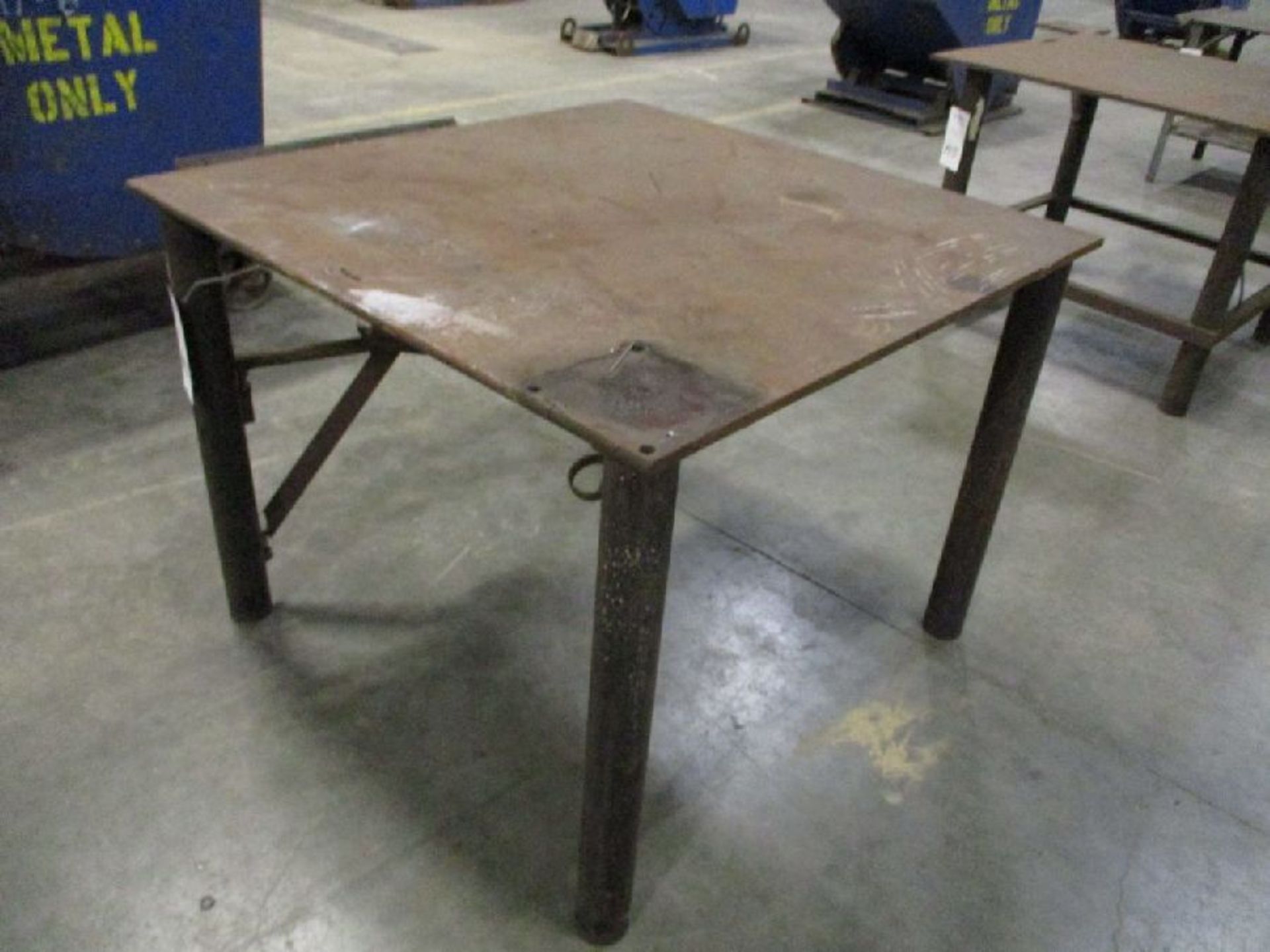 Steel 48" x 48" x 37" H Welding Table - Image 3 of 8