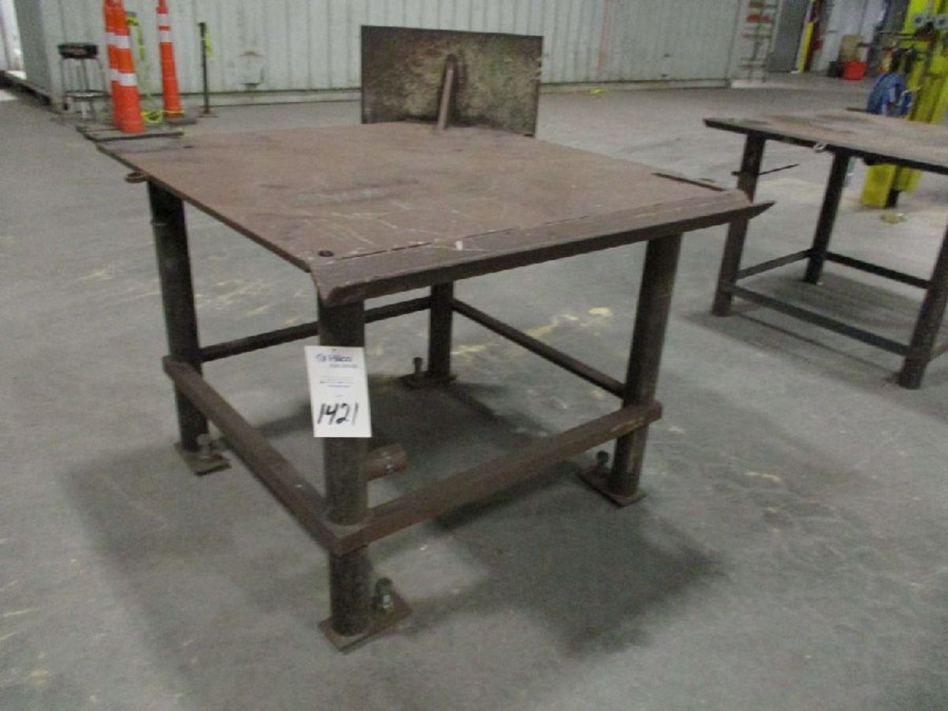 Steel 48" x 48" x 37" H Welding Table - Image 2 of 6