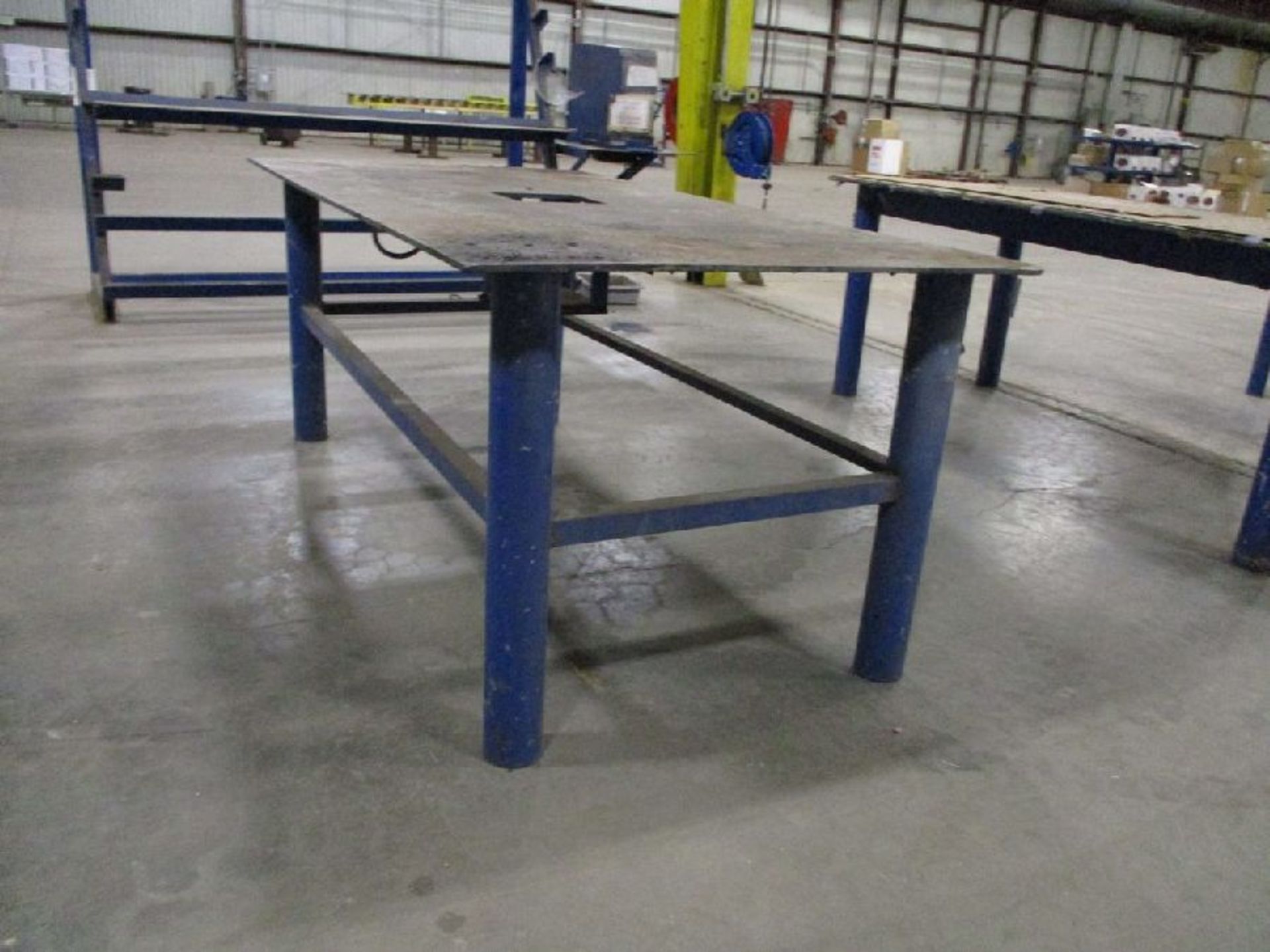 Steel 48" x 95" x 38" H Welding Table