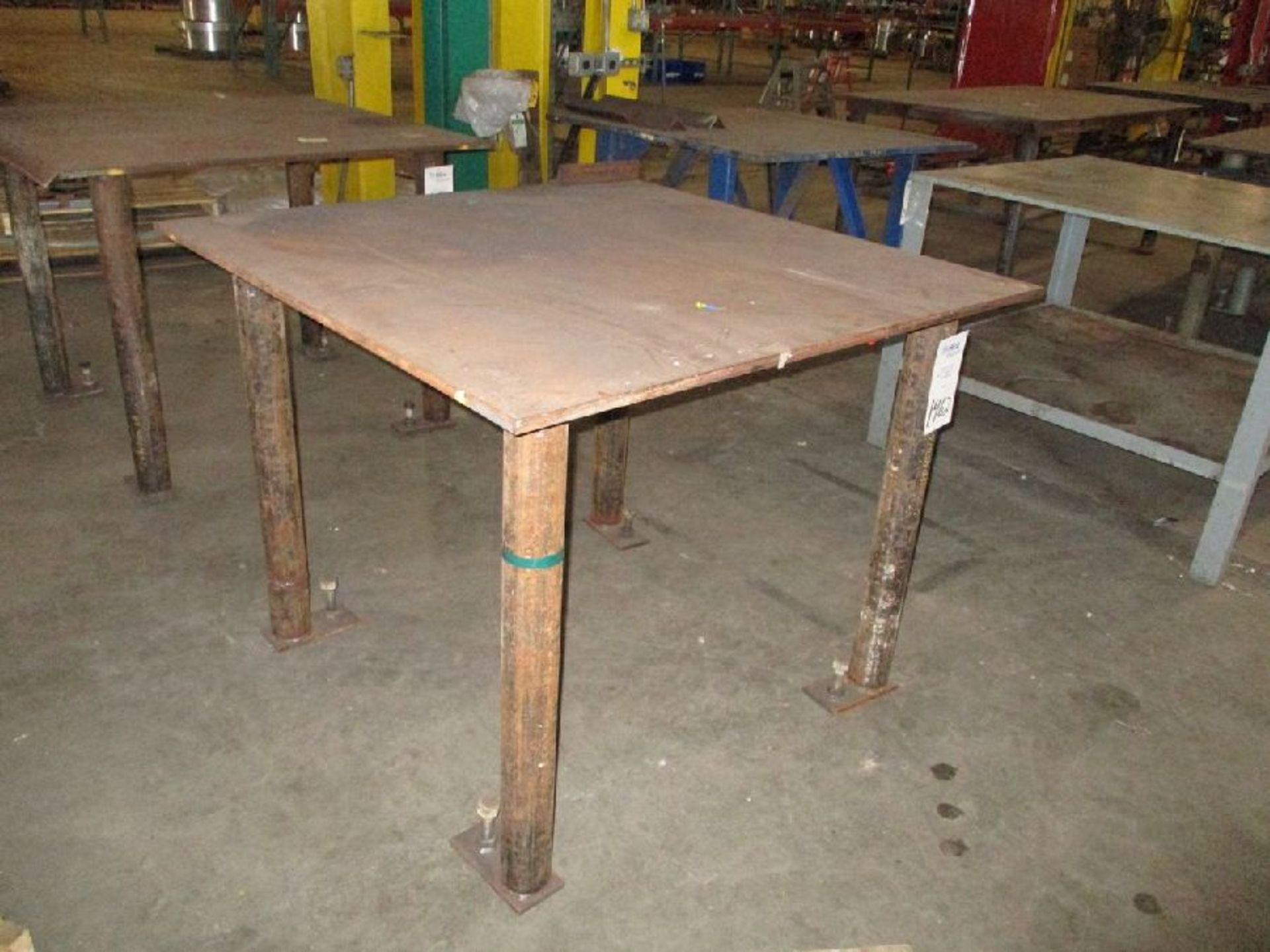 4' x 4' x 37" H Steel Welding Table - Image 3 of 3