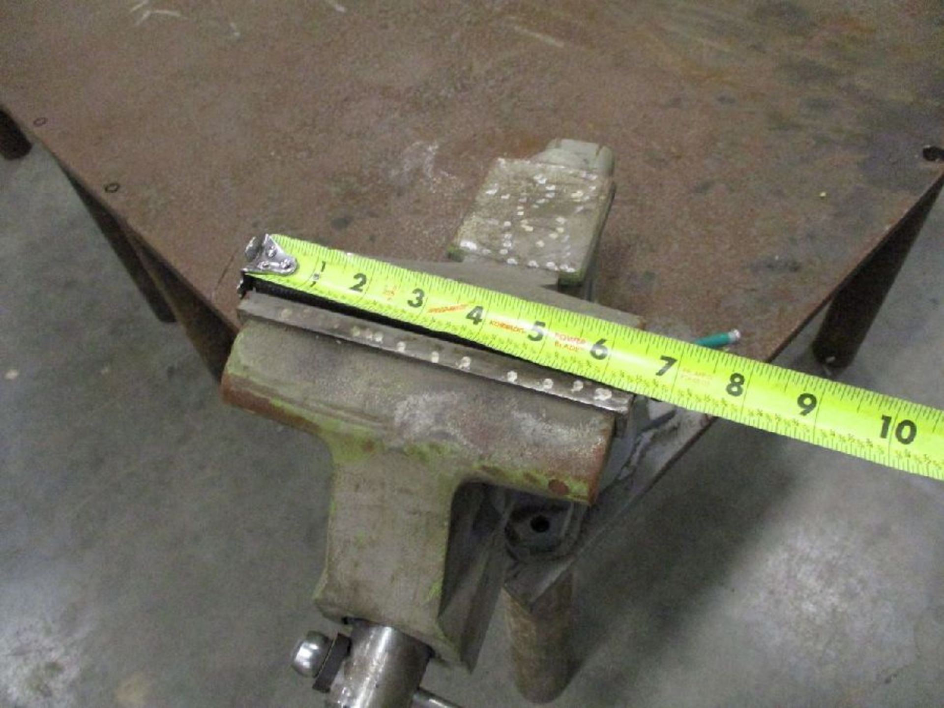 Steel 48" x 96" x 37" H Welding Table - Image 9 of 10