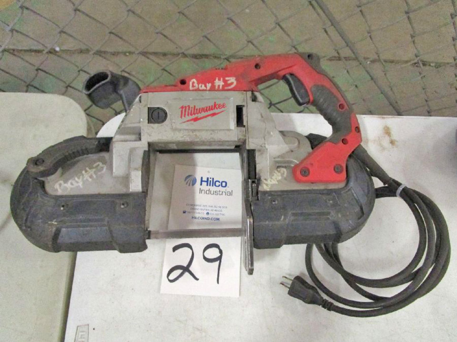 Milwaukee Model Cat 6230-20 5" W x 5"D Portable Band Saw