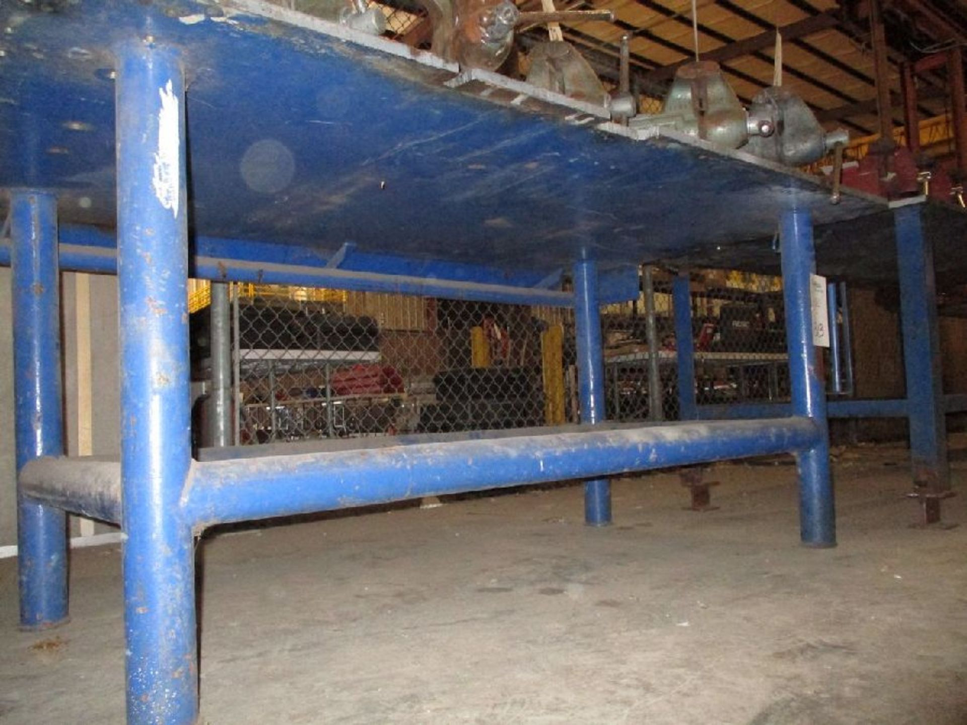 48" x 84" x 37" H Steel Welding Table