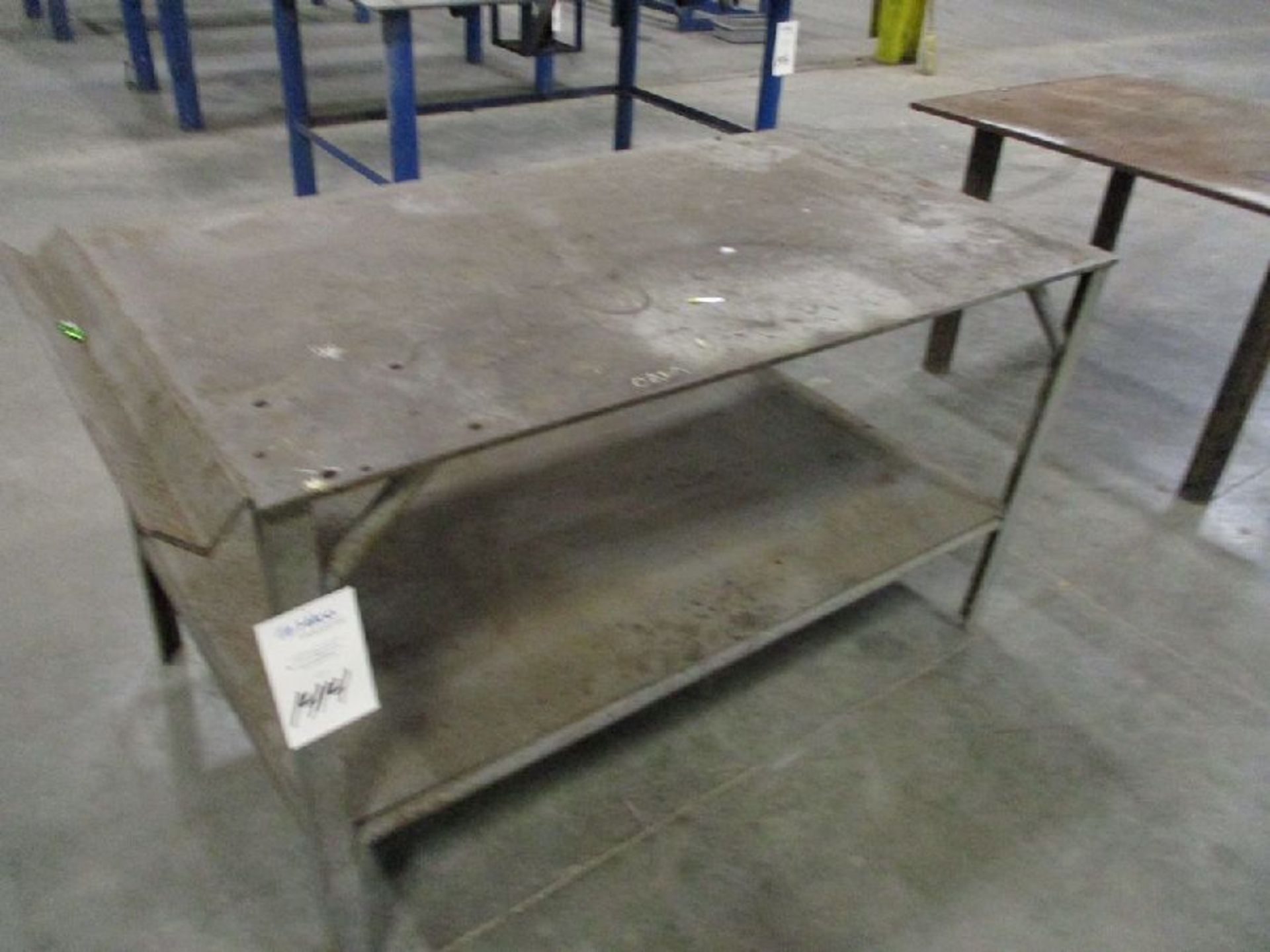 Steel 35" x 60" x 34" H Welding Table - Image 3 of 6