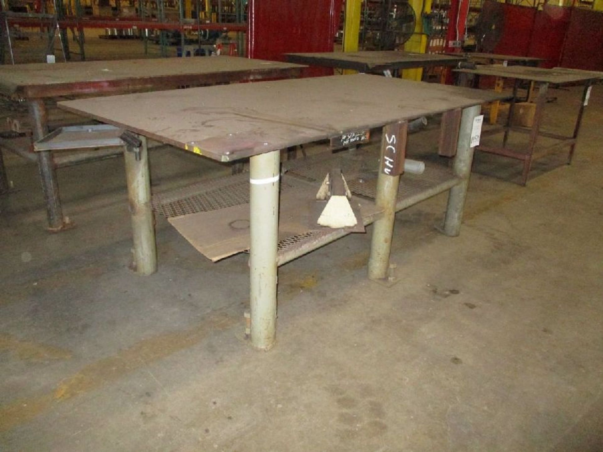 4' x 8' x 38" H Steel Welding Table - Image 3 of 3