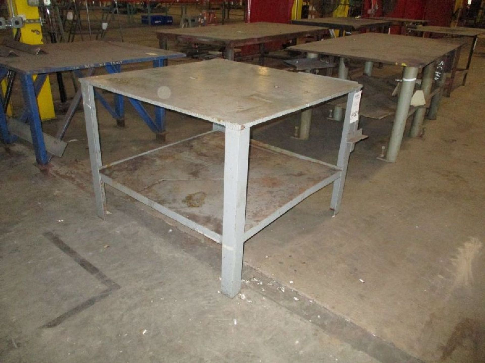 4' x 4' x 37" H Steel Welding Table - Image 3 of 3