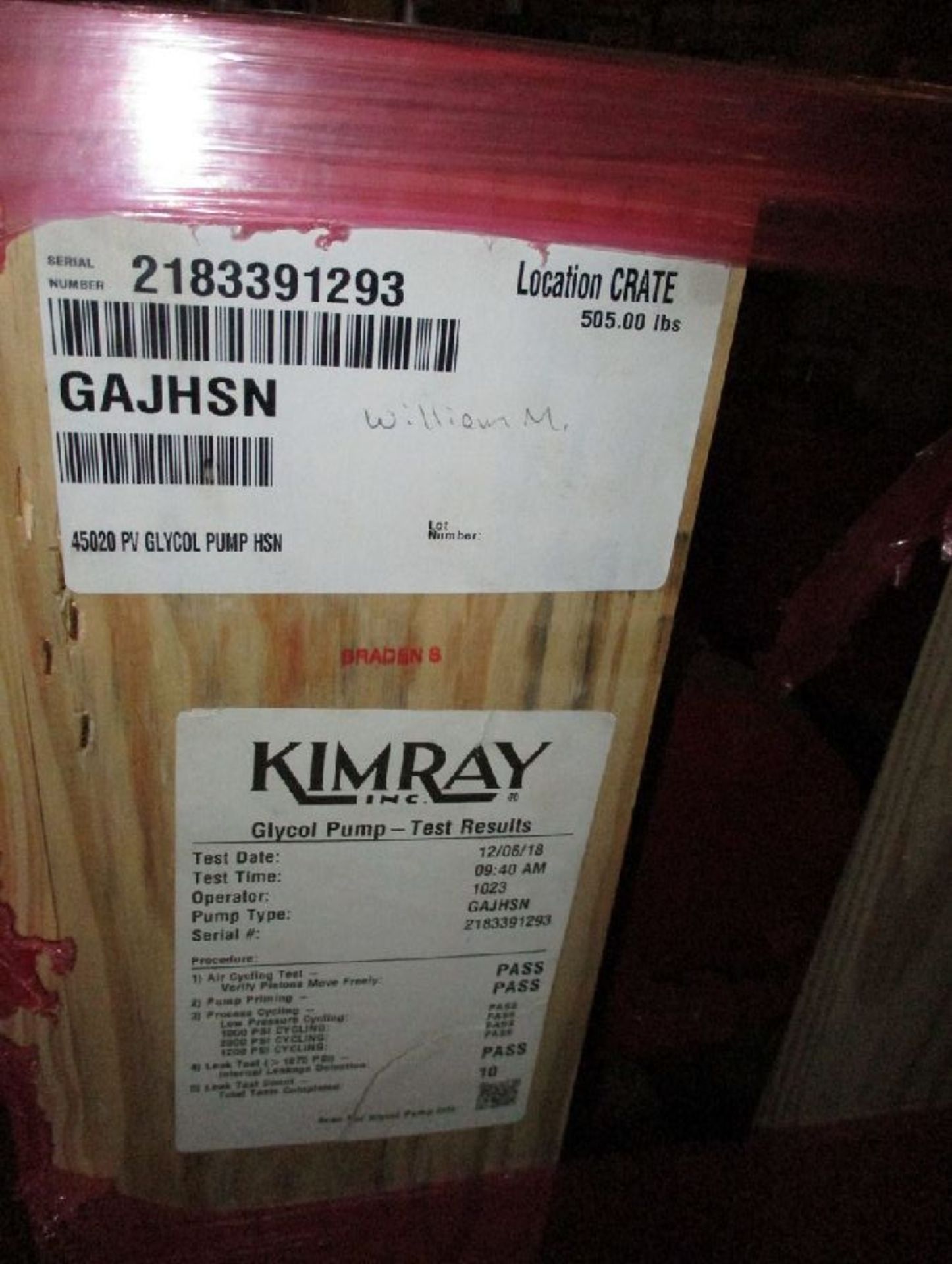 Model Kimray #GAJHSN 45020PV Unused Glycol Pumps - Image 5 of 8