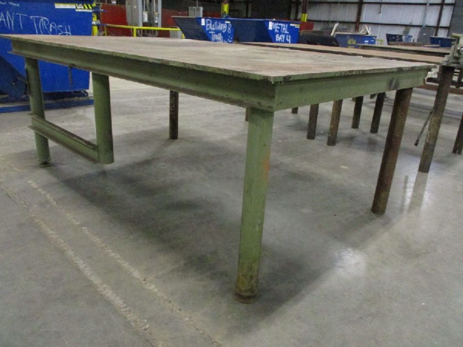 Steel 60" x 96" x 38" H Welding Table - Image 5 of 8