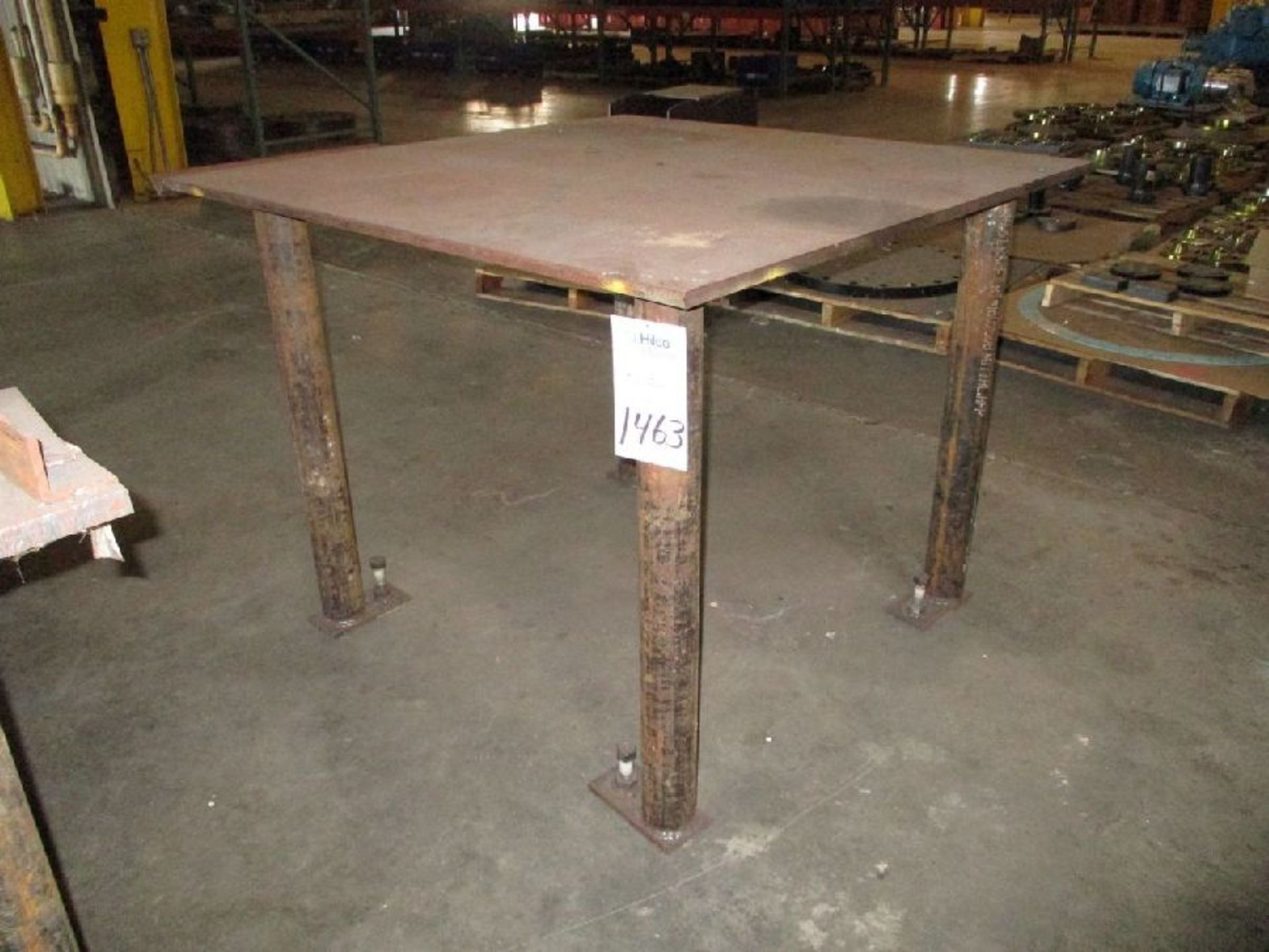 4' x 4' x 38" H Steel Welding Table - Image 2 of 3