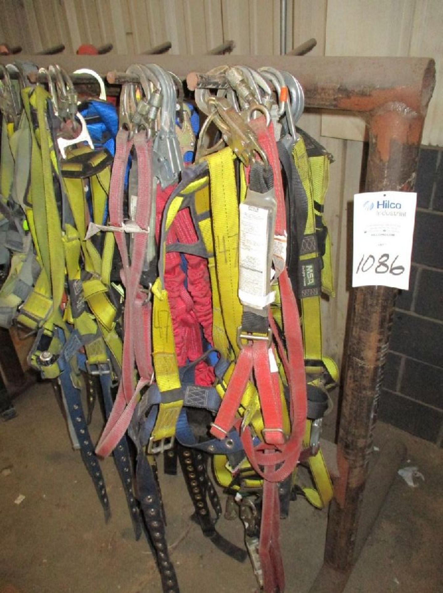 Lot of Assorted Straps, Balances with Steel Storage Rack - Image 3 of 5