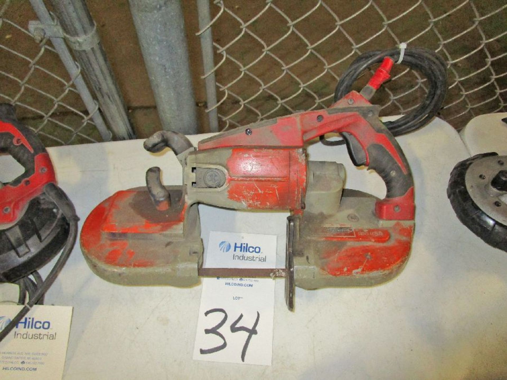 Milwaukee Model Cat 6230-20 5" W x 5"D Portable Band Saw