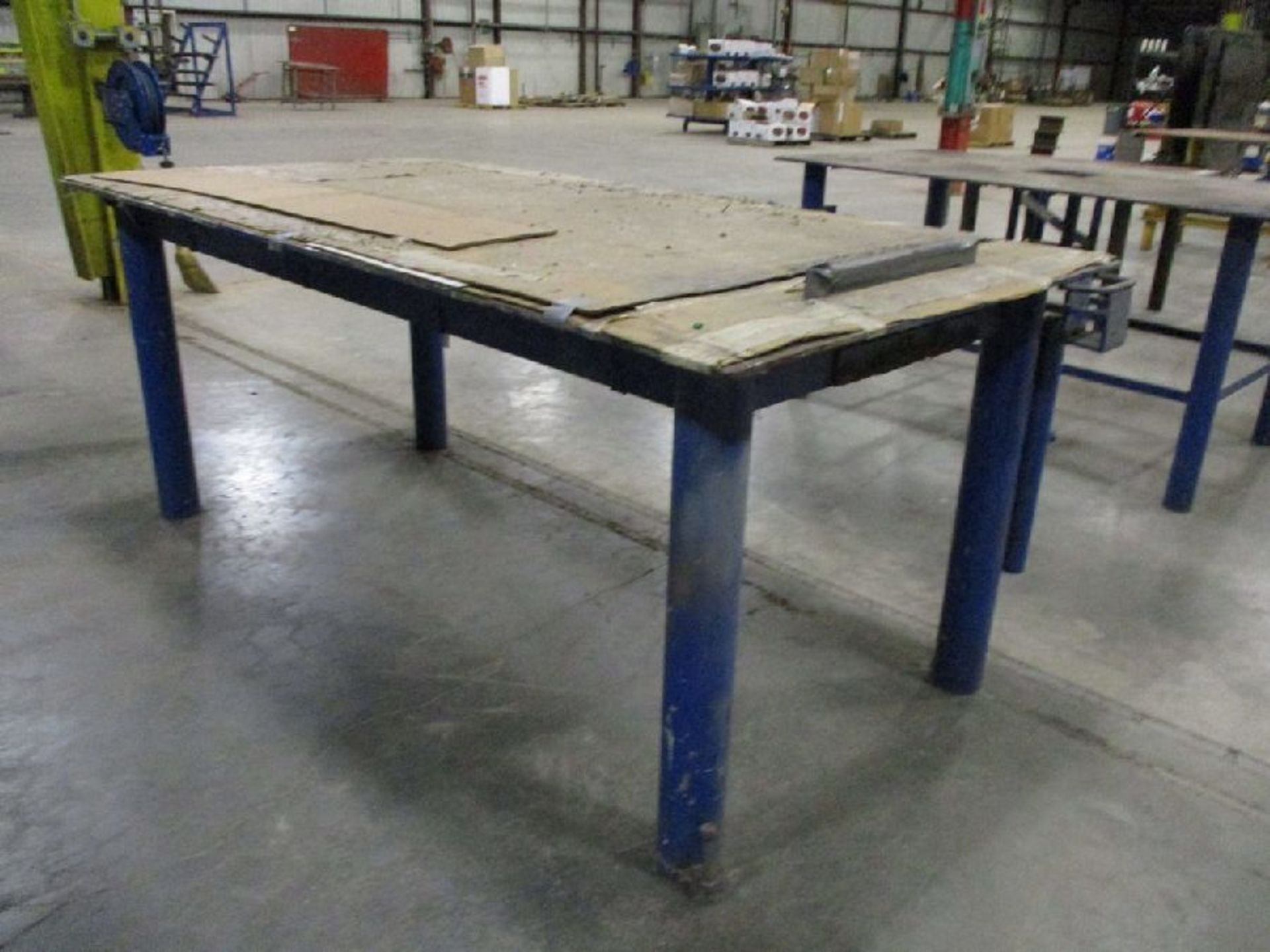 Steel 48" x 96" x 38" H Welding Table - Image 4 of 6