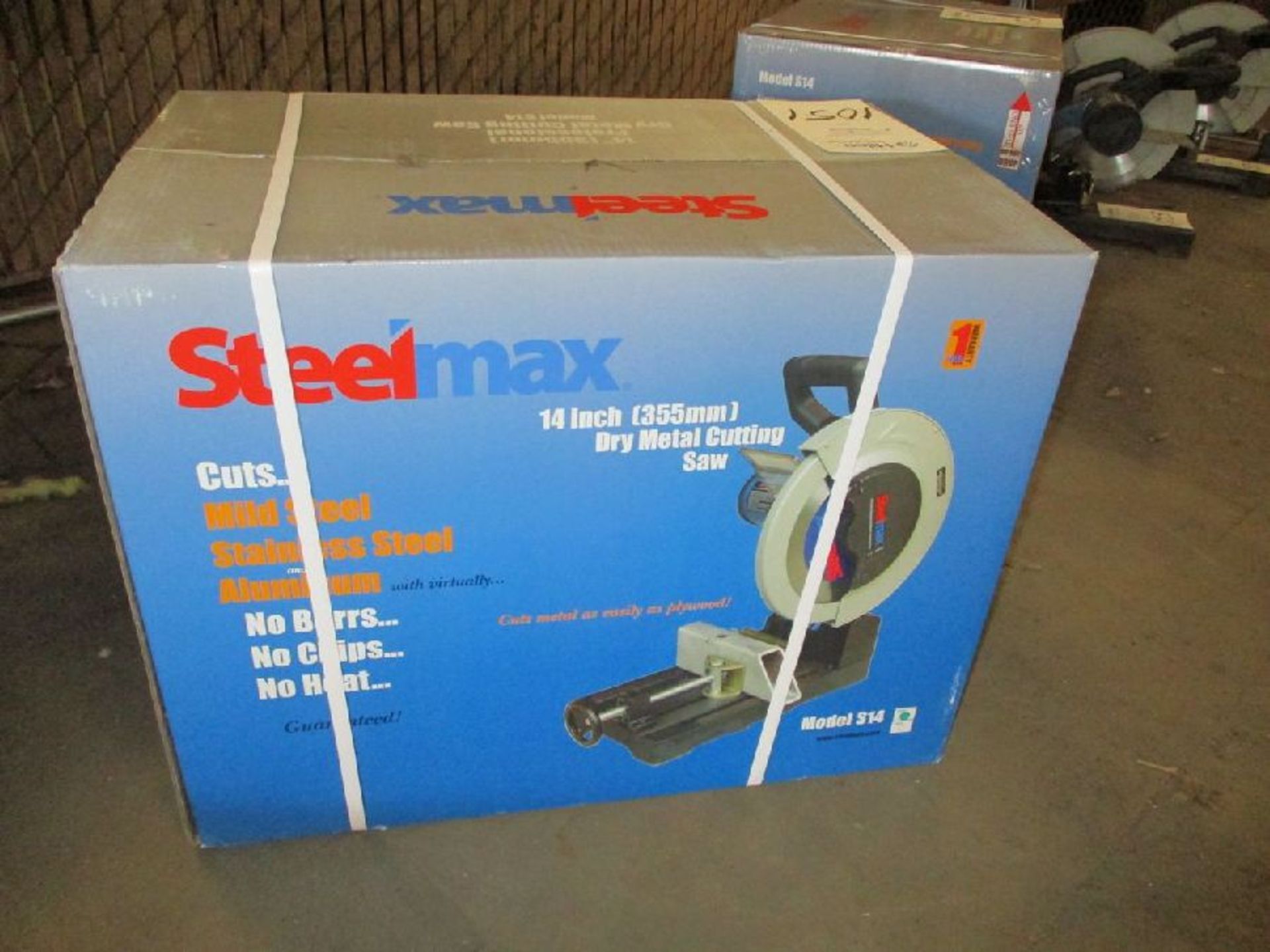 Steelmax Model S14 Unused 14" Electric Industrial Metal Cutting Circular Saw