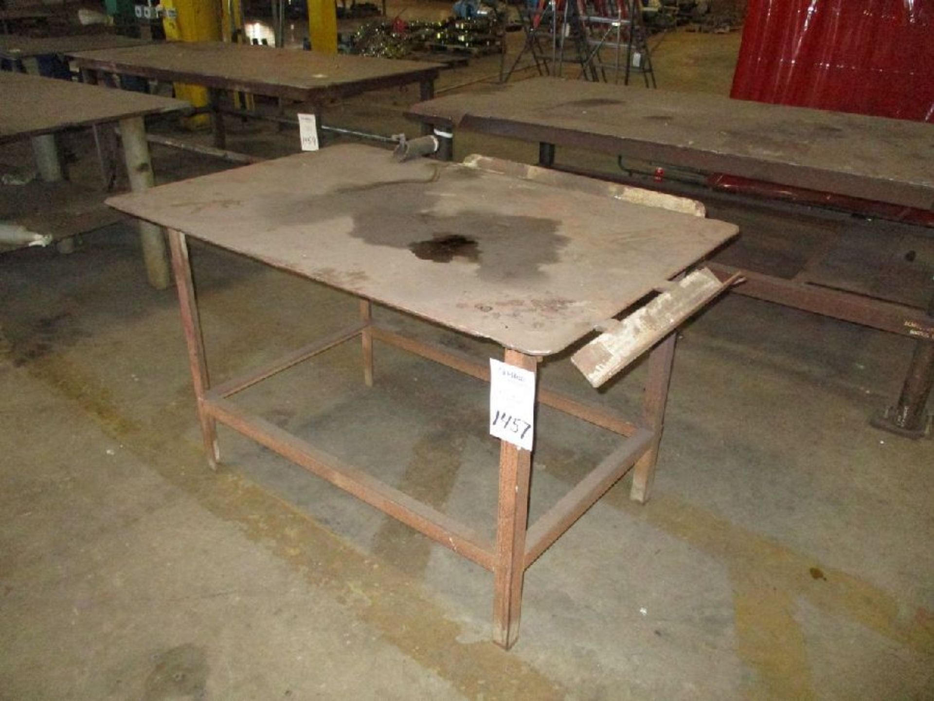 39" x 60" x 38" H Steel Welding Table - Image 2 of 2