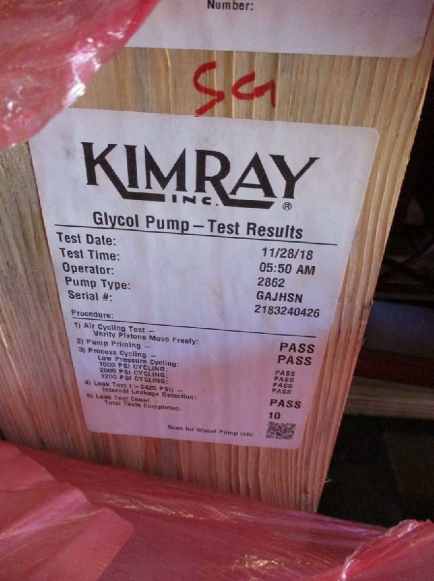 Model Kimray #GAJHSN 45020PV Unused Glycol Pumps - Image 3 of 6