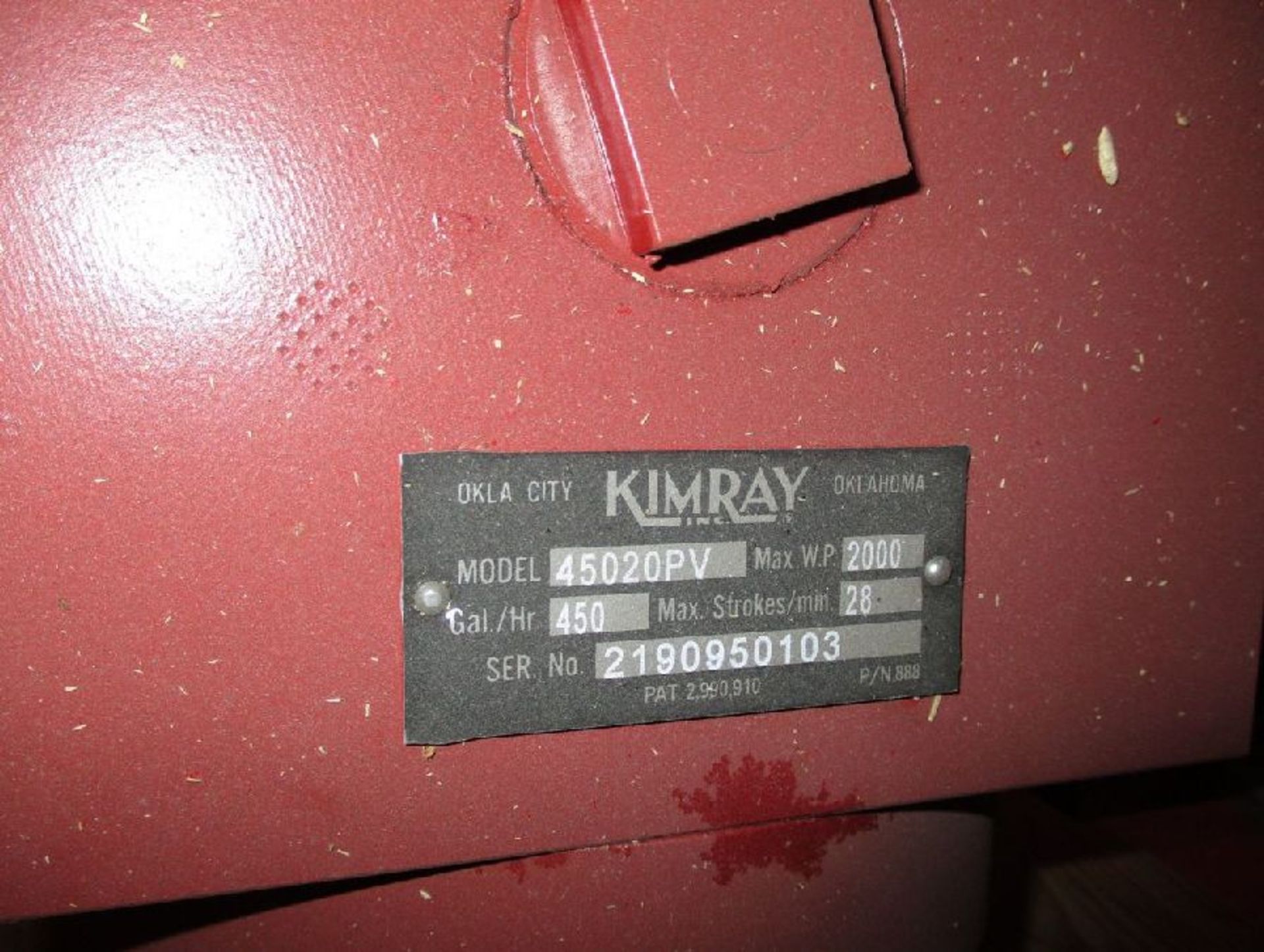 Model Kimray #GAJHSN 45020PV Unused Glycol Pumps - Image 6 of 6