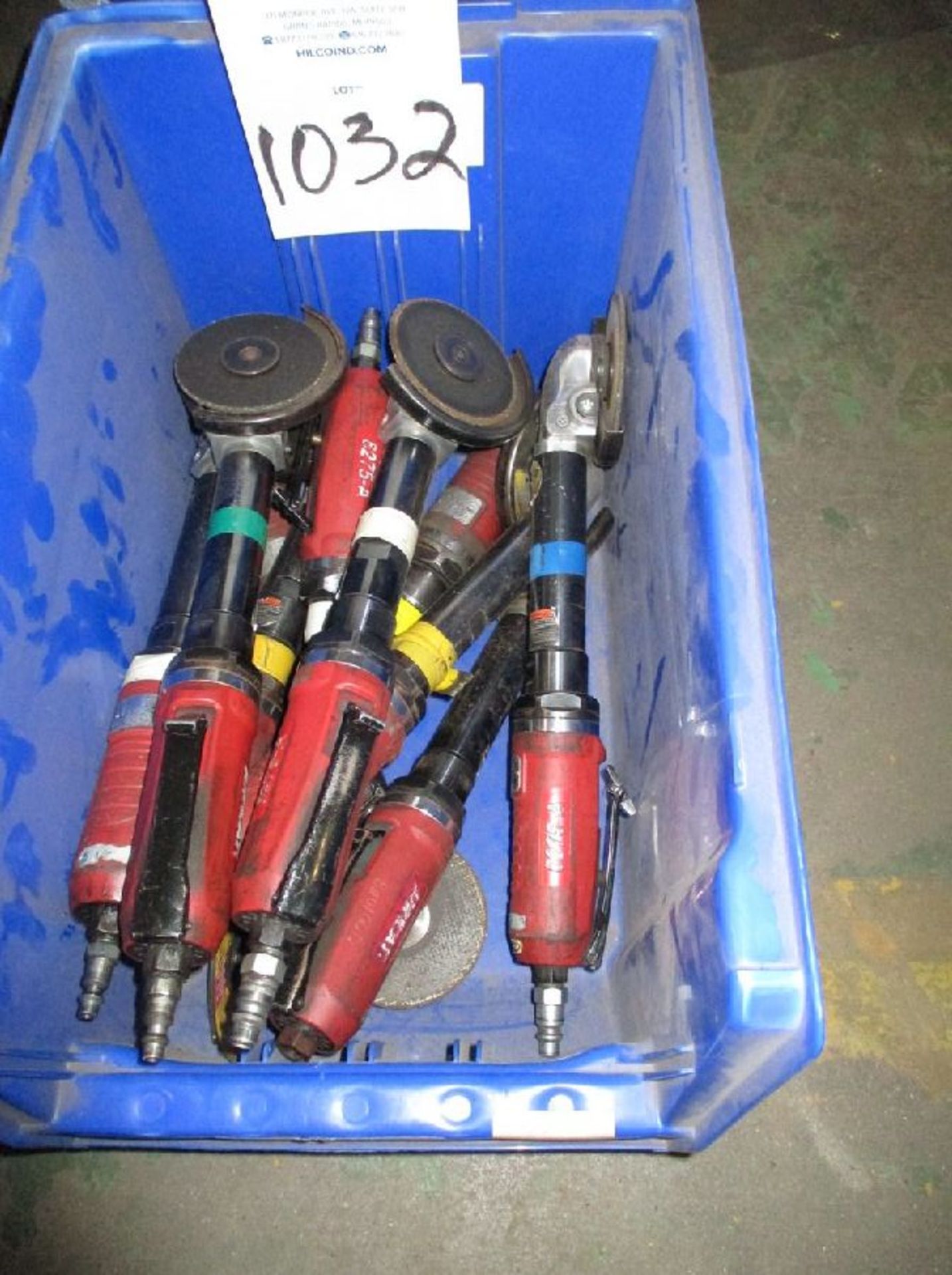 Lot of Assorted Pneumatic Grinder