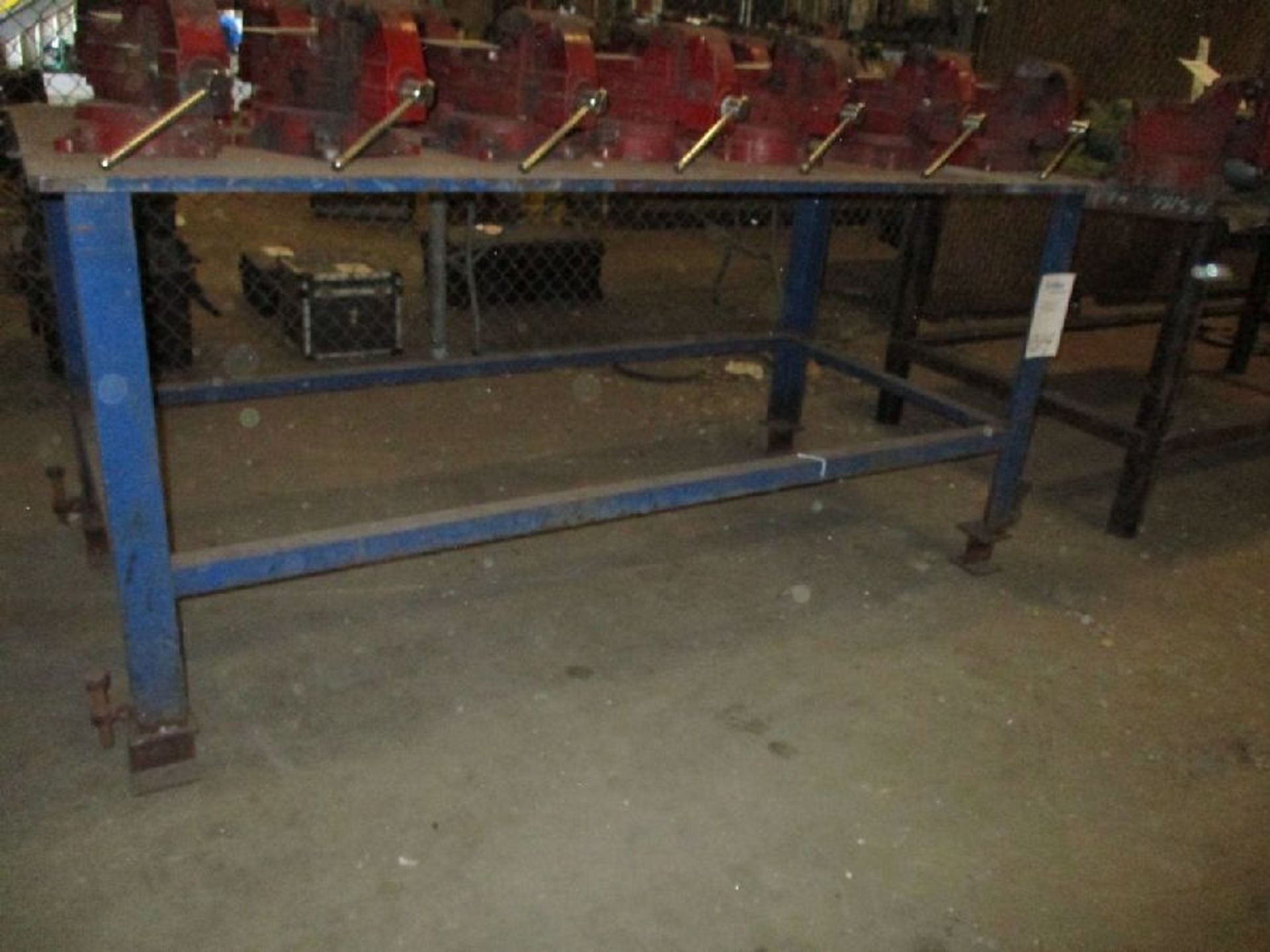 40" x 84" x 39" H Steel Welding Table - Image 2 of 4