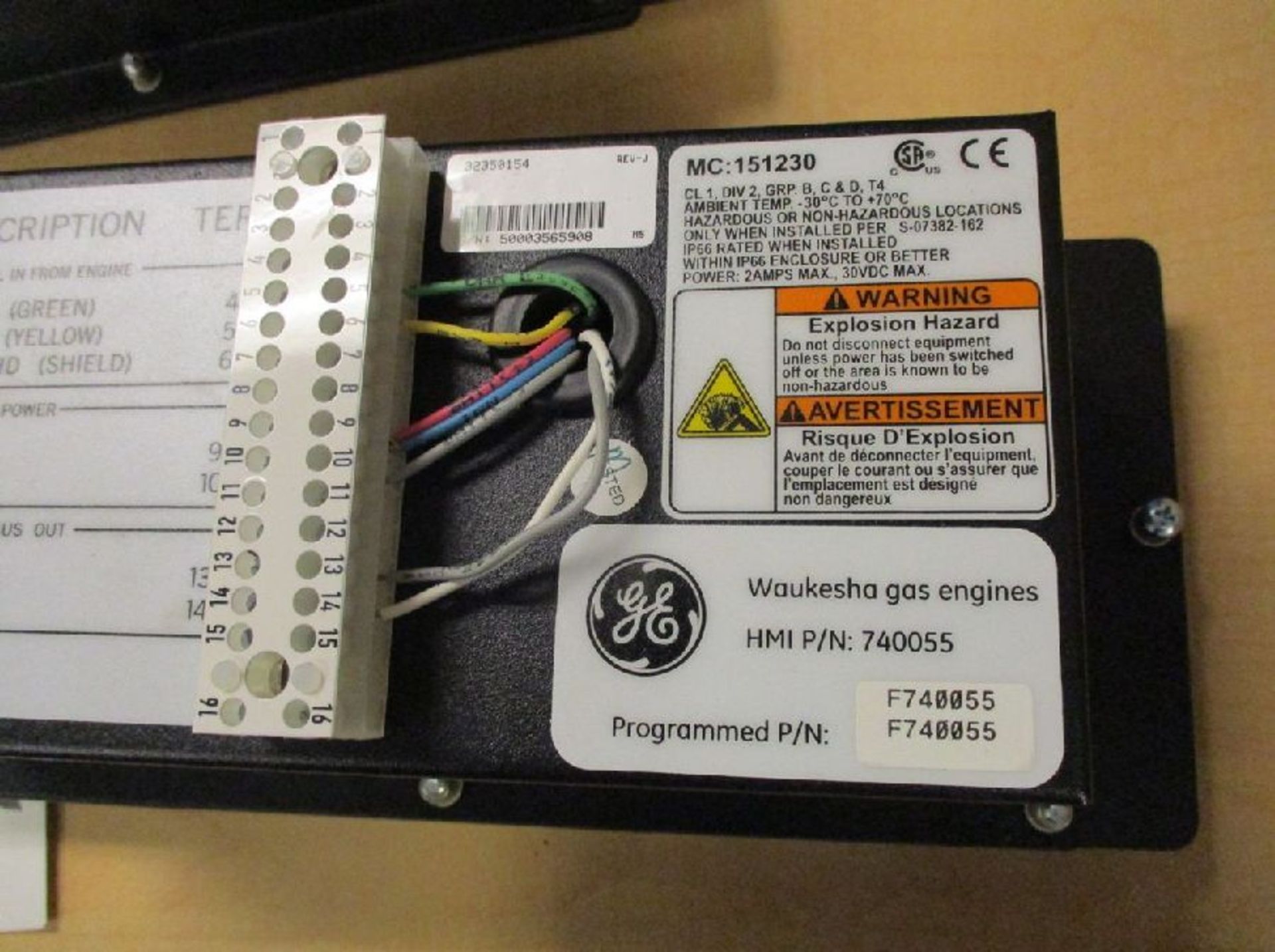 GE Waukesha Gas Engine HMI Controllers - Image 4 of 5