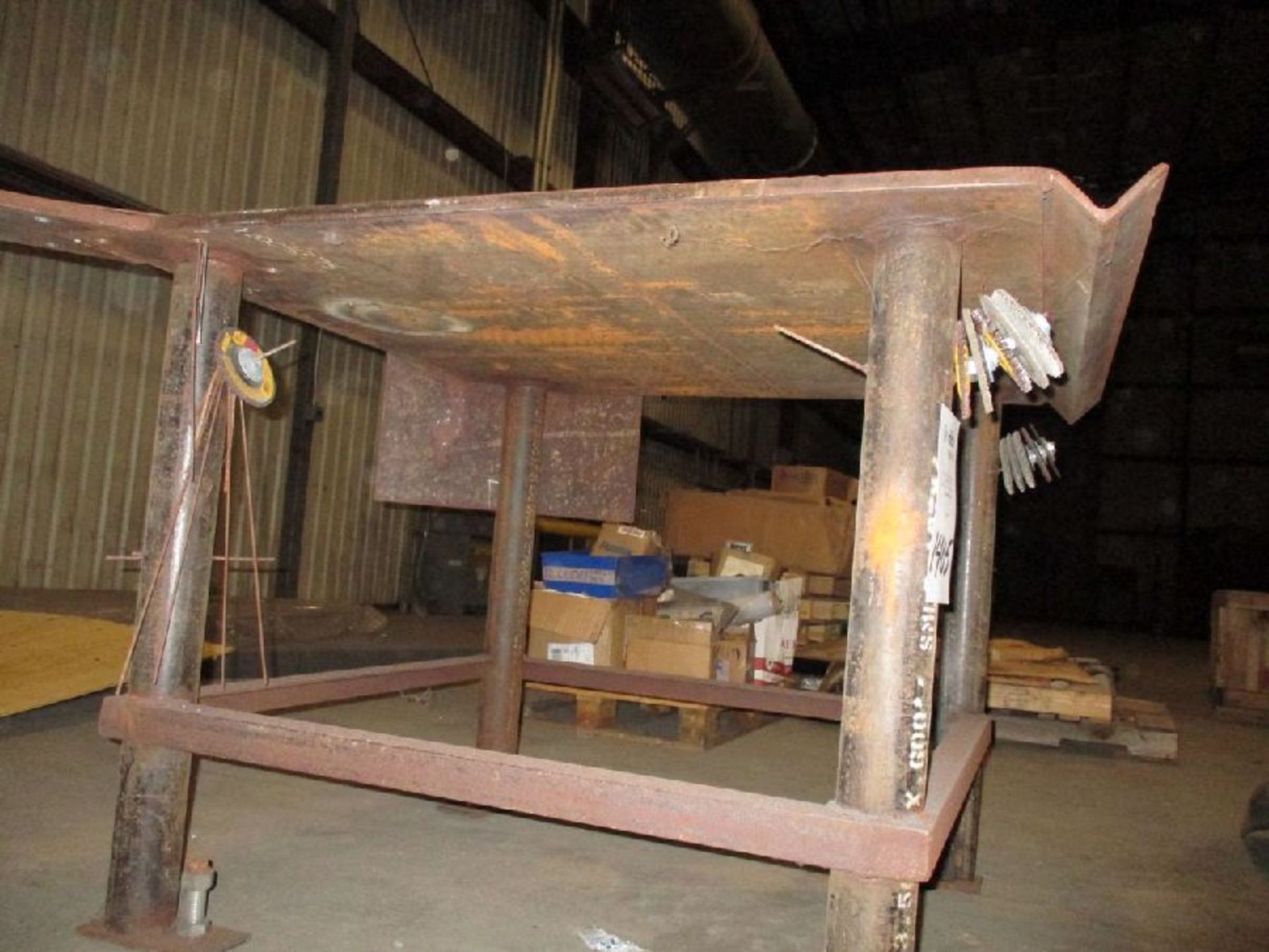 48" x 48" x 37" H Steel Welding Table