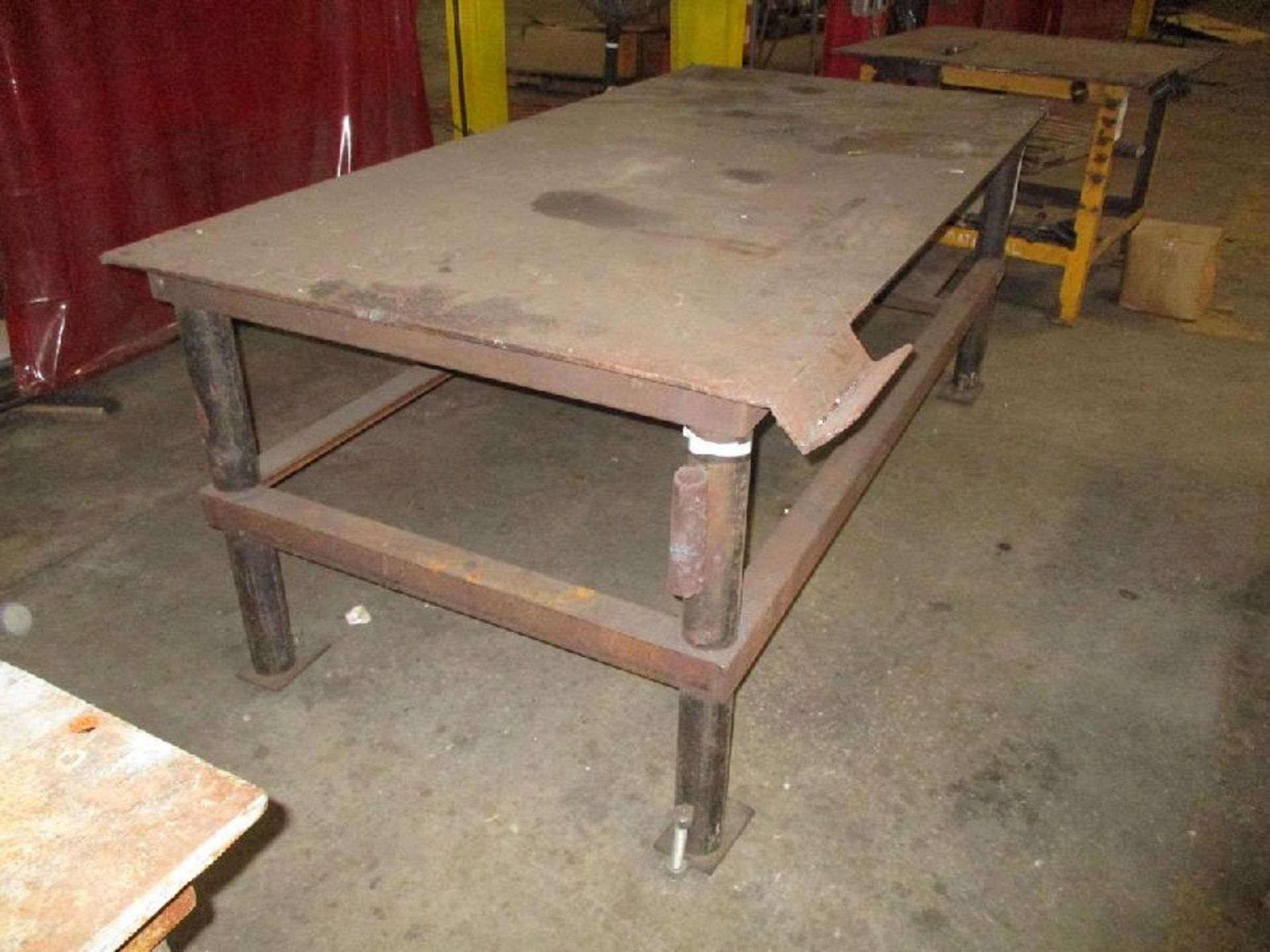 4' x 8' x 38" H Steel Welding Table - Image 3 of 4