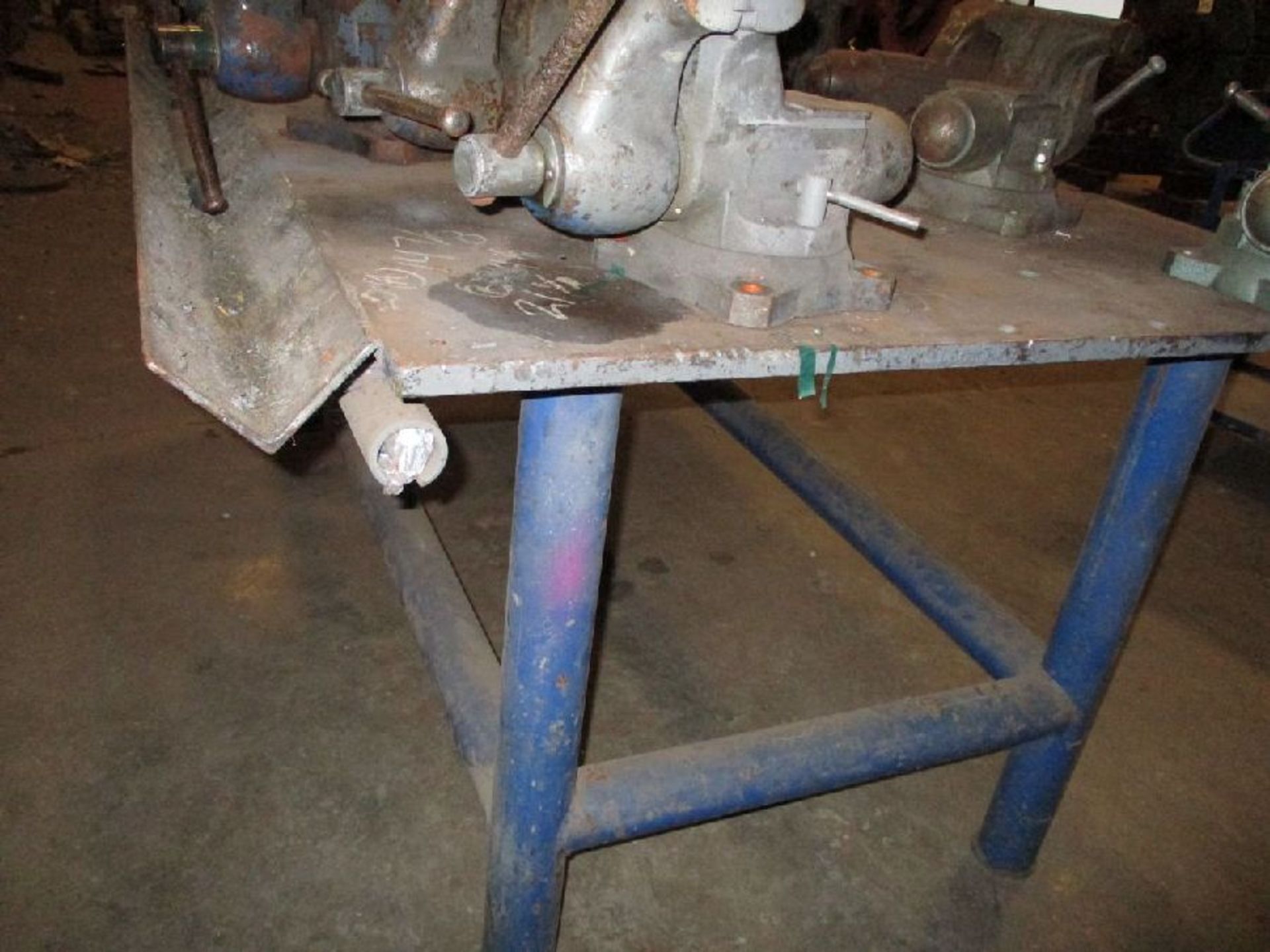 48" x 84" x 37" H Steel Welding Table - Image 3 of 4