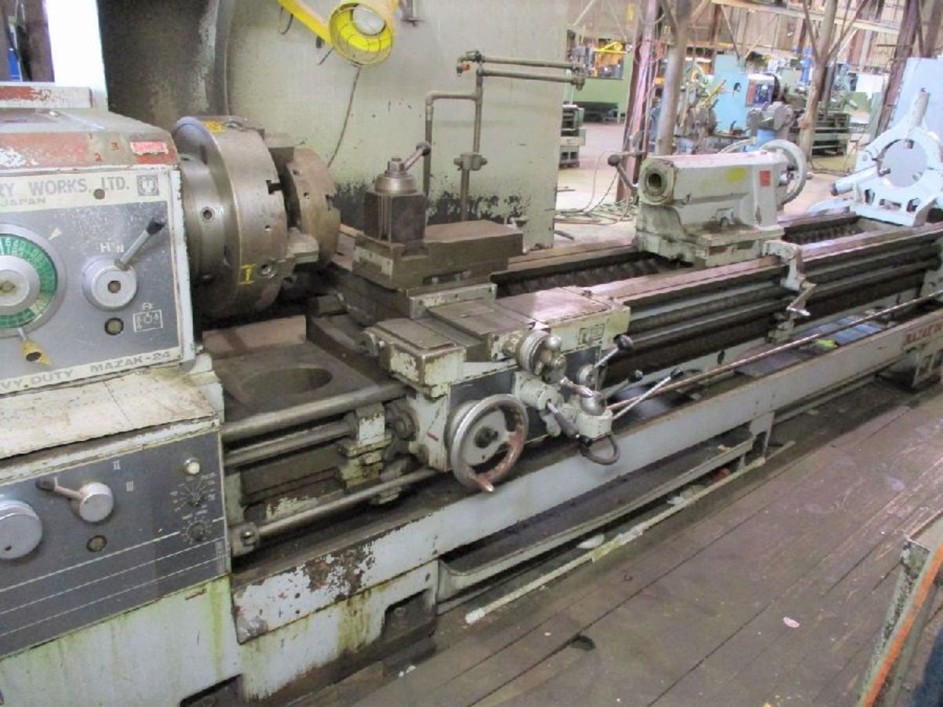 Mazak 24" x 120" Engine Lathe