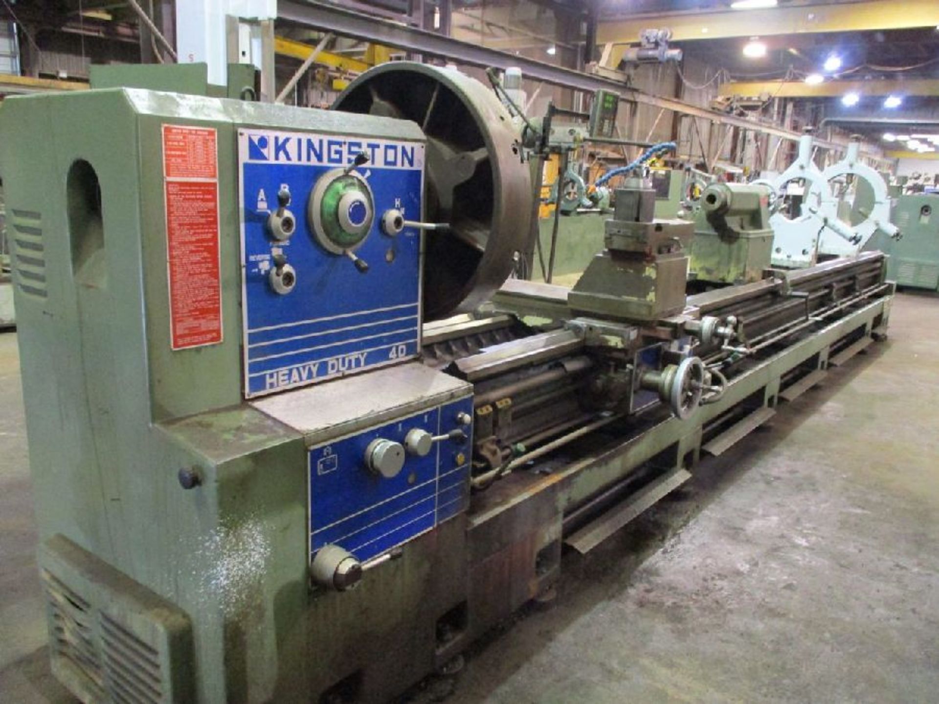 Kingston Model HD 40 / HR 6000 40" x 240" Engine Lathe - Image 3 of 12