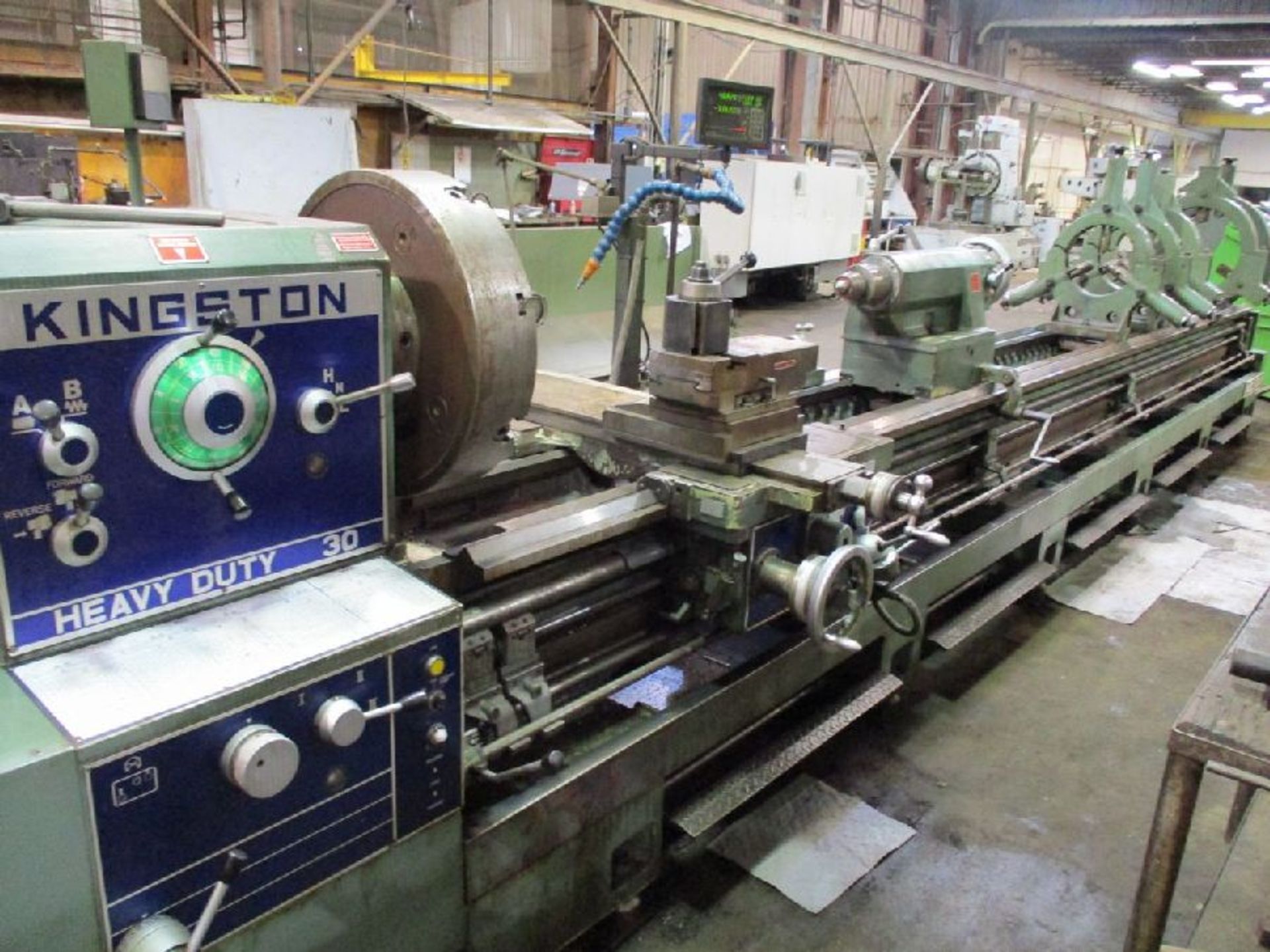 Kingston Model HD 30 / HR 6000 30" x 240" Engine Lathe