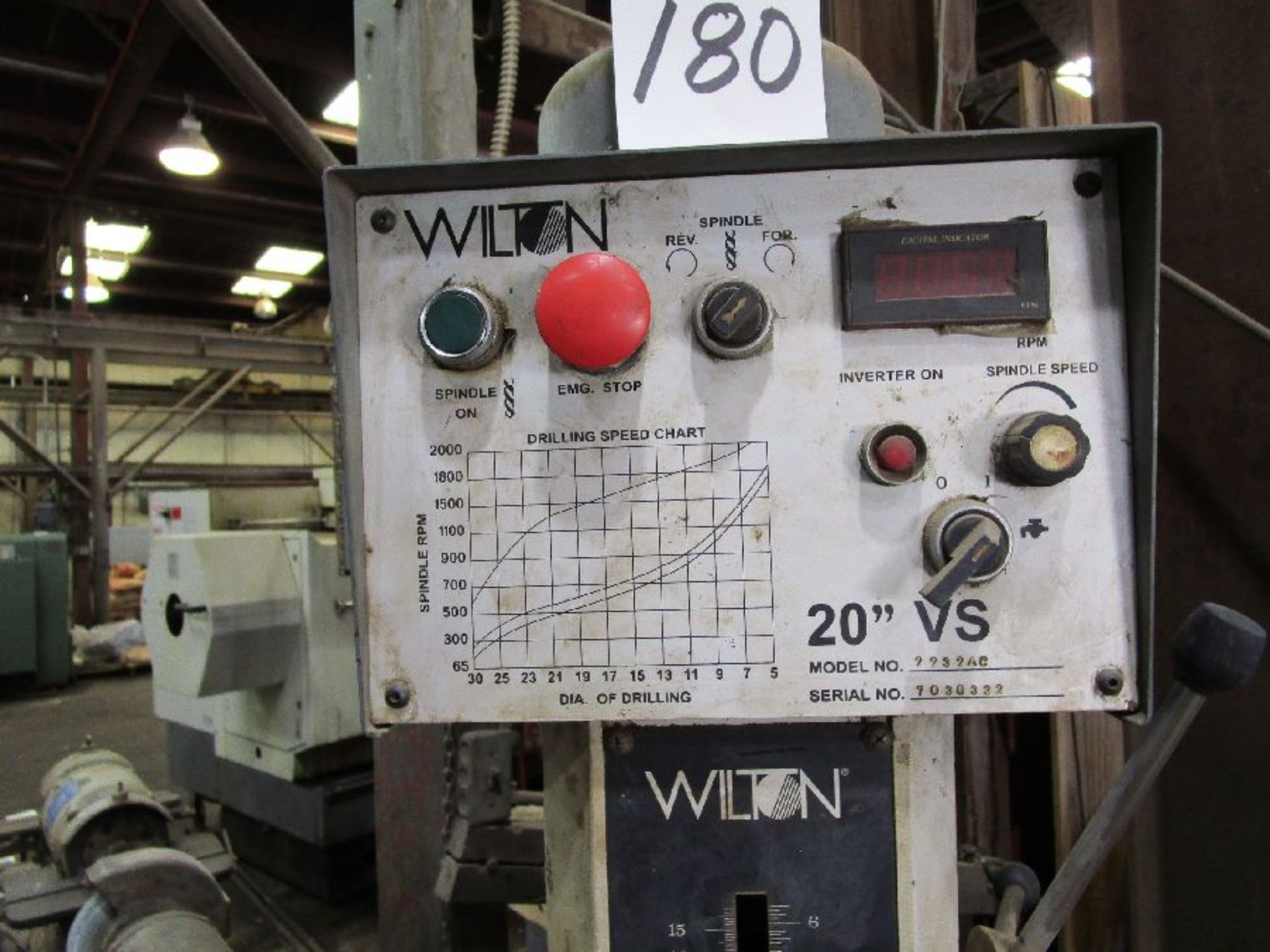 Wilton Model 2232AC 20" Drill Press - Image 2 of 3