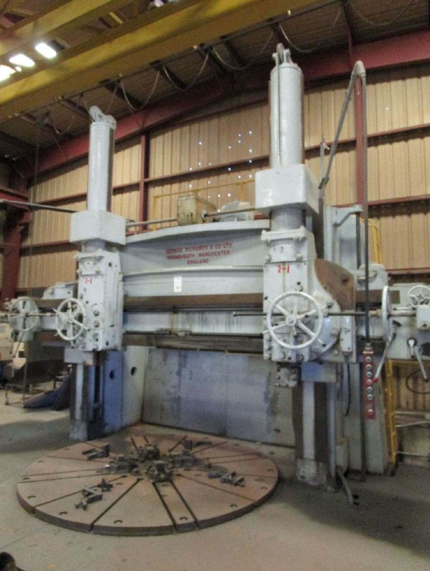 Richards 120" Vertical Turret Lathe - Image 2 of 8