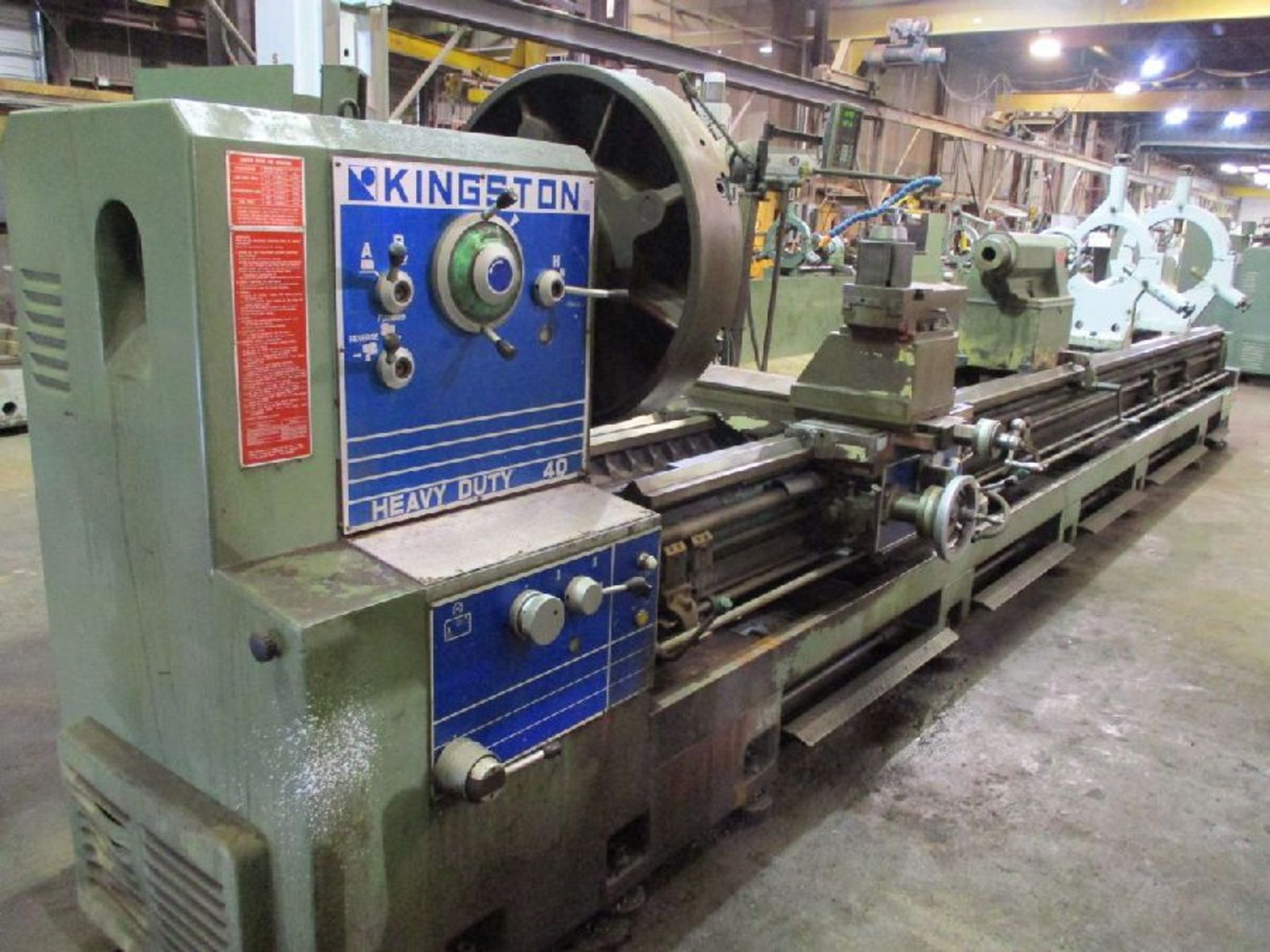 Kingston Model HD 40 / HR 6000 40" x 240" Engine Lathe