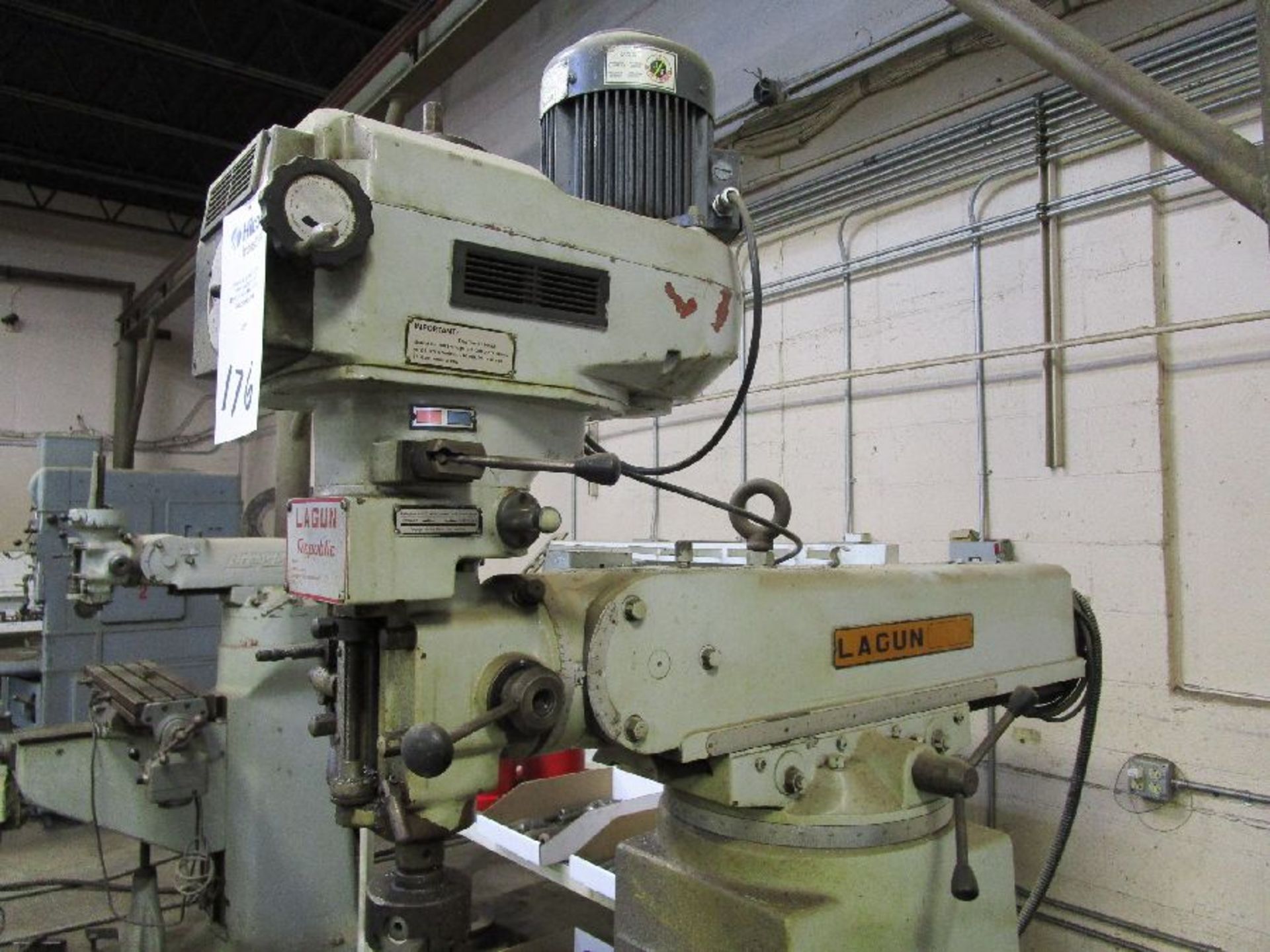 Republic Lagun Model FTV-1 3 HP Vertical Milling Machine - Image 5 of 5