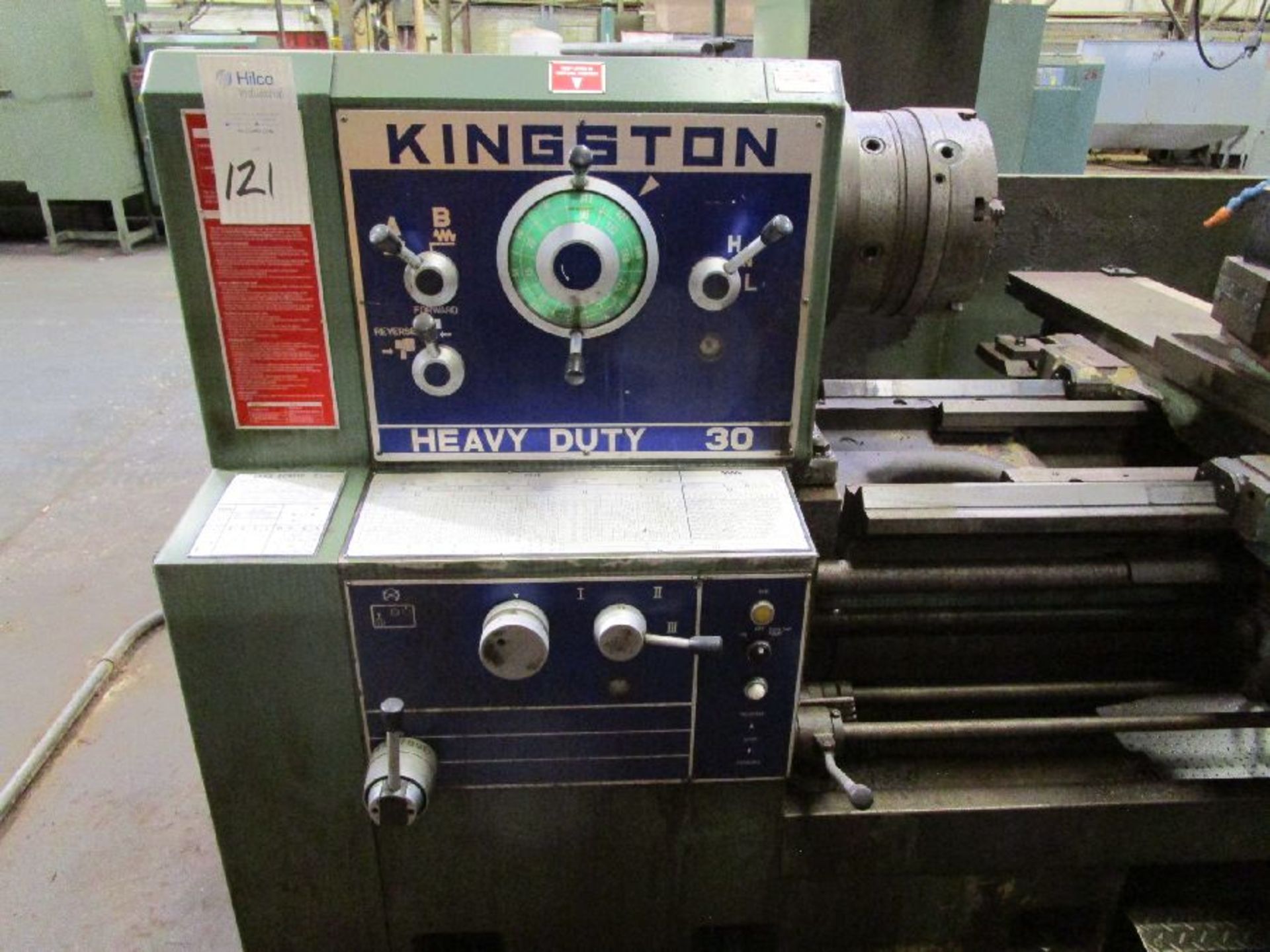 Kingston Model HD 30 / HR 2000 30" x 80" Engine Lathe - Image 4 of 17