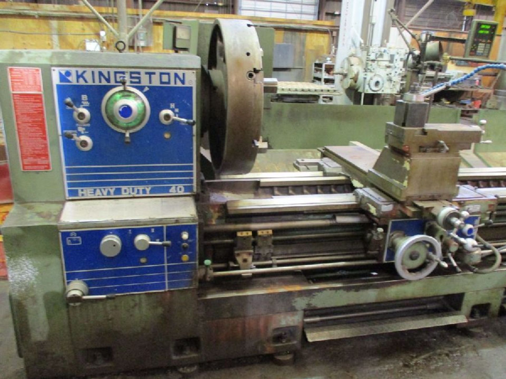 Kingston Model HD 40 / HR 6000 40" x 240" Engine Lathe - Image 5 of 12