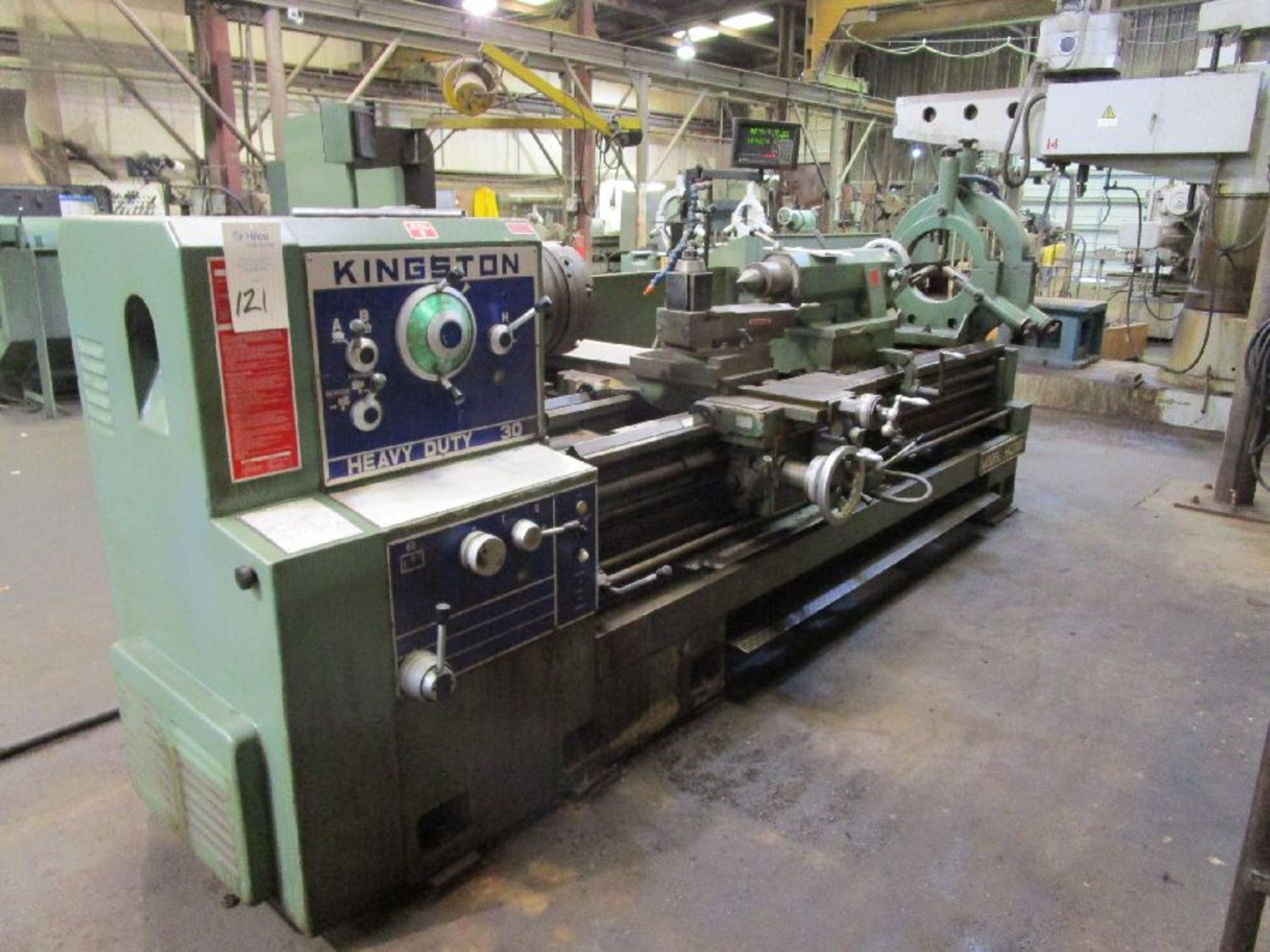 Kingston Model HD 30 / HR 2000 30" x 80" Engine Lathe - Image 2 of 17