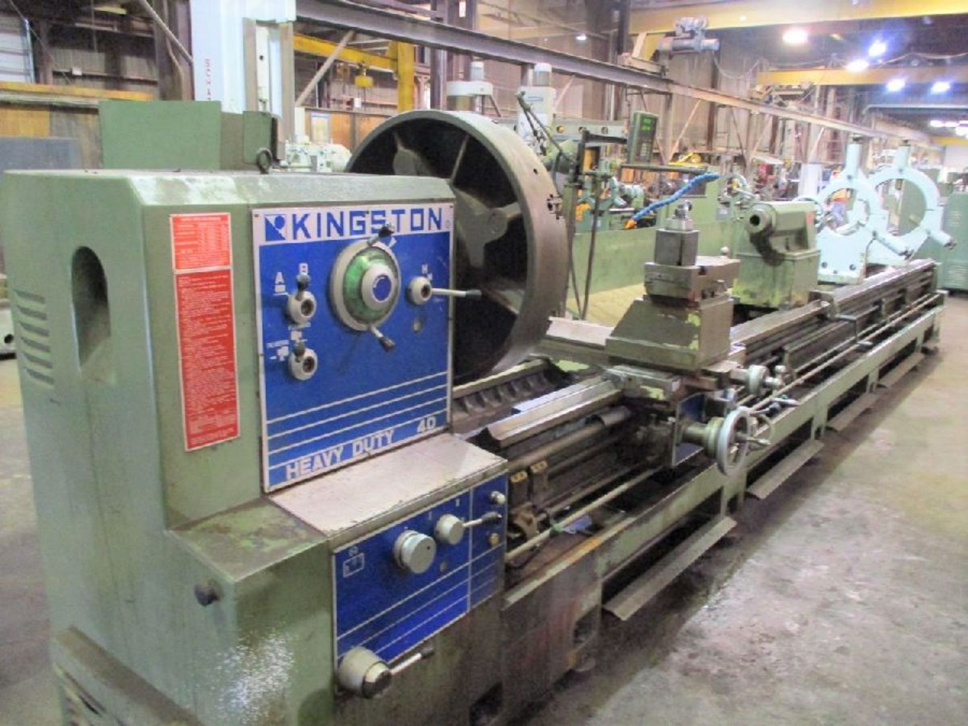 Kingston Model HD 40 / HR 6000 40" x 240" Engine Lathe - Image 7 of 12