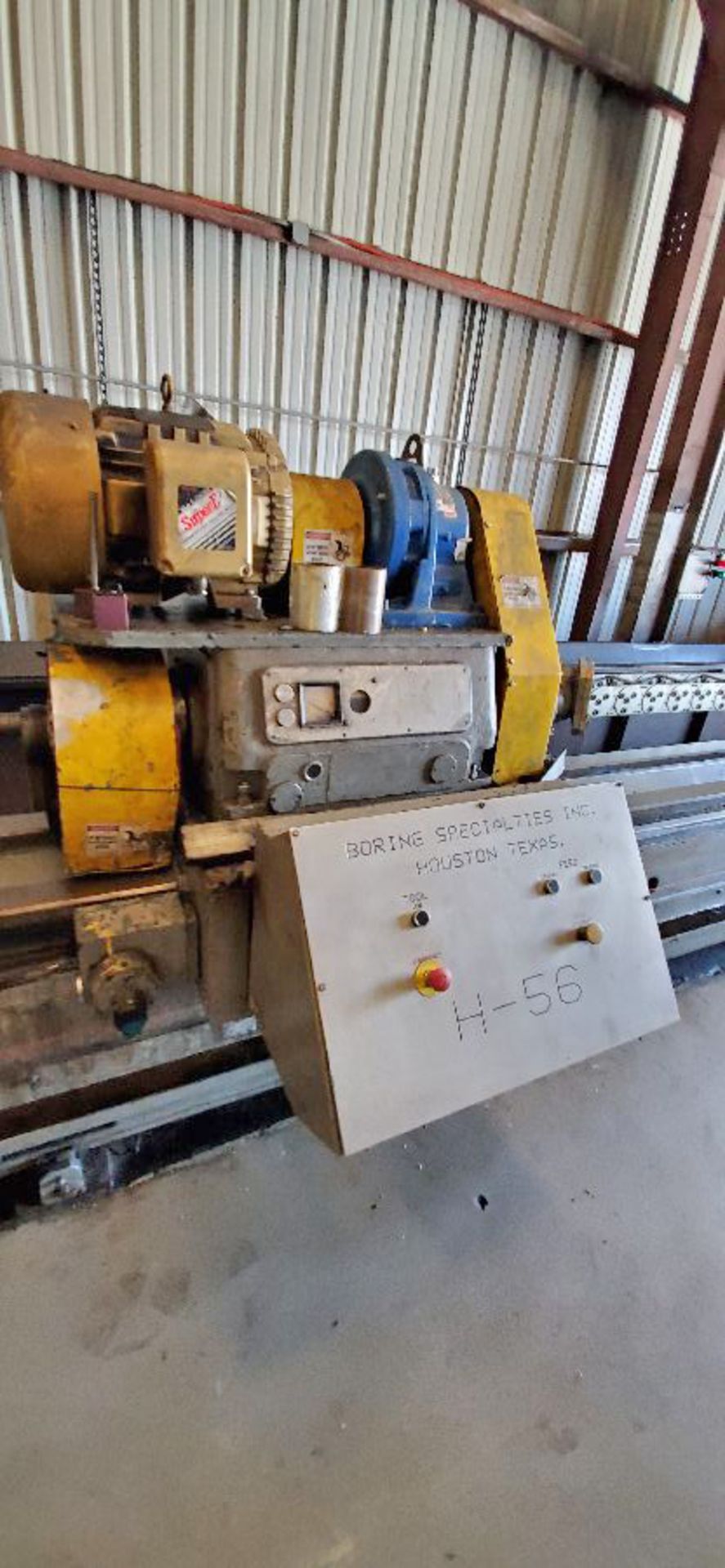 Model Custom Designed End Drive Counter Rotational Trepanning Lathe - Image 10 of 14