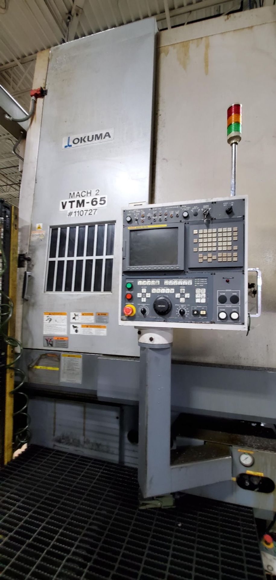 Okuma Model VTM-65 3-Axis CNC Vertical Turning Center