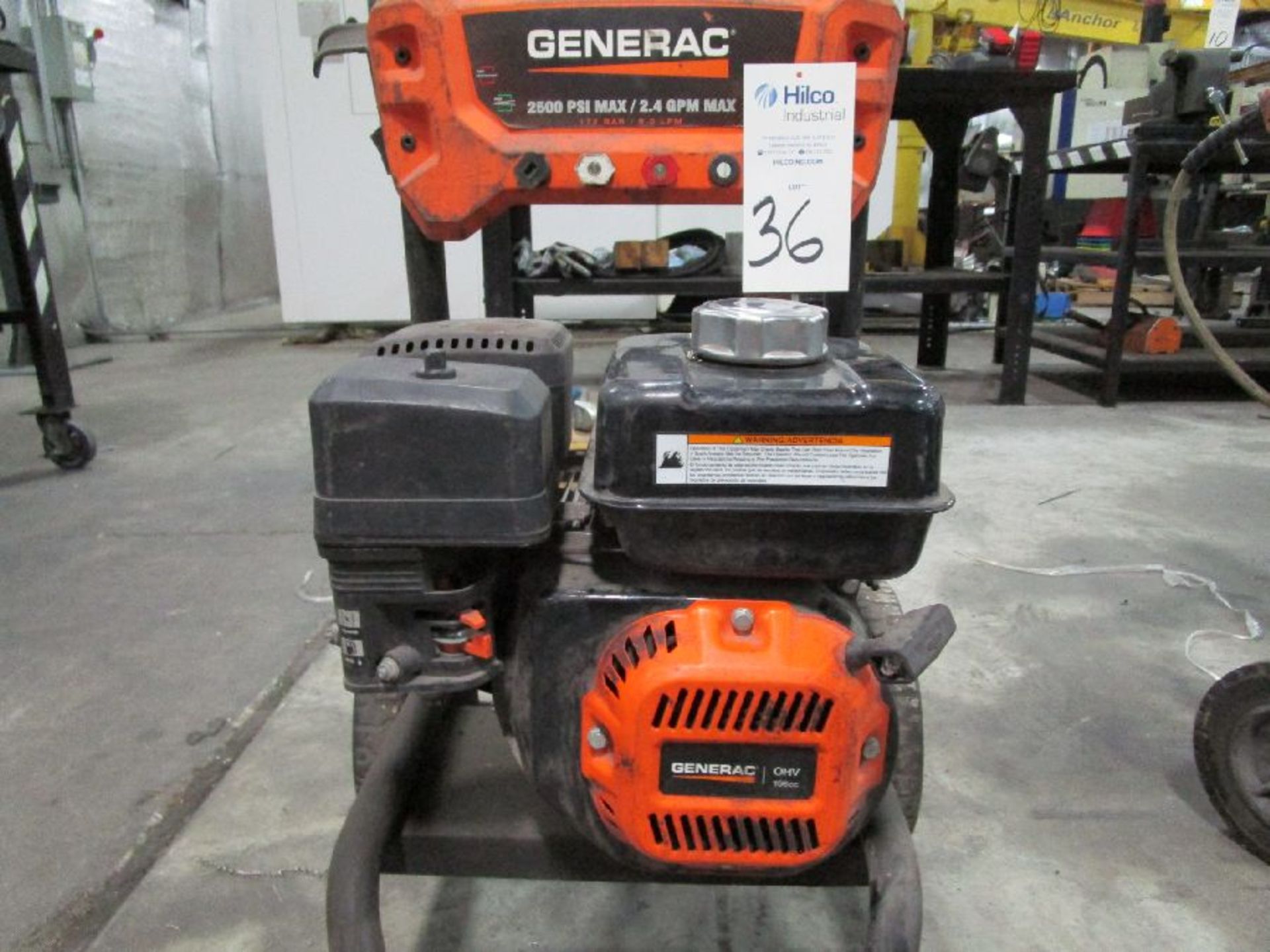 Generac Model ST168F 2500 PSI Pressure Washer - Image 2 of 4