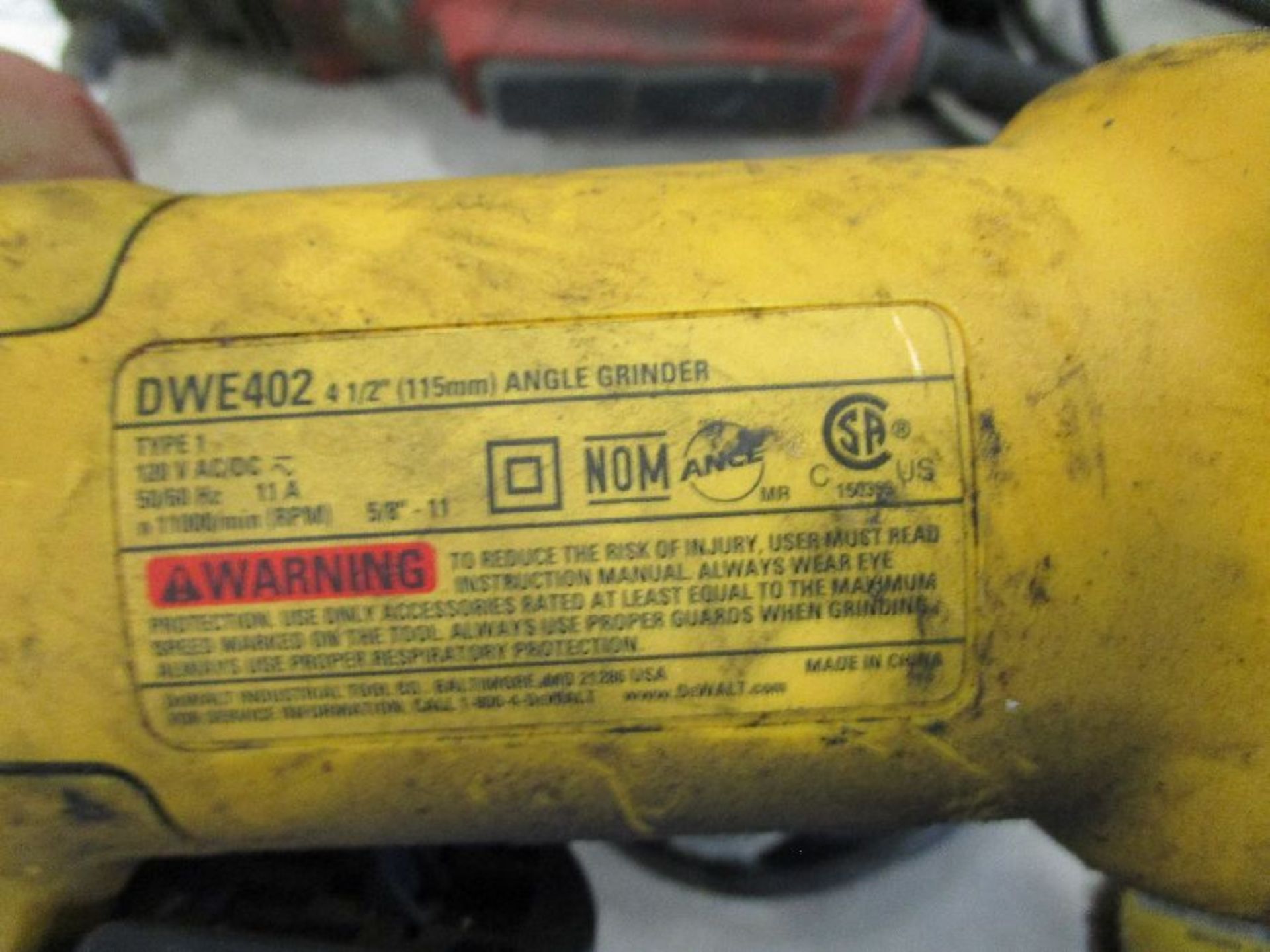 DeWalt Model DWE402 4 1/2"" Wheel Angle Grinder - Image 3 of 4