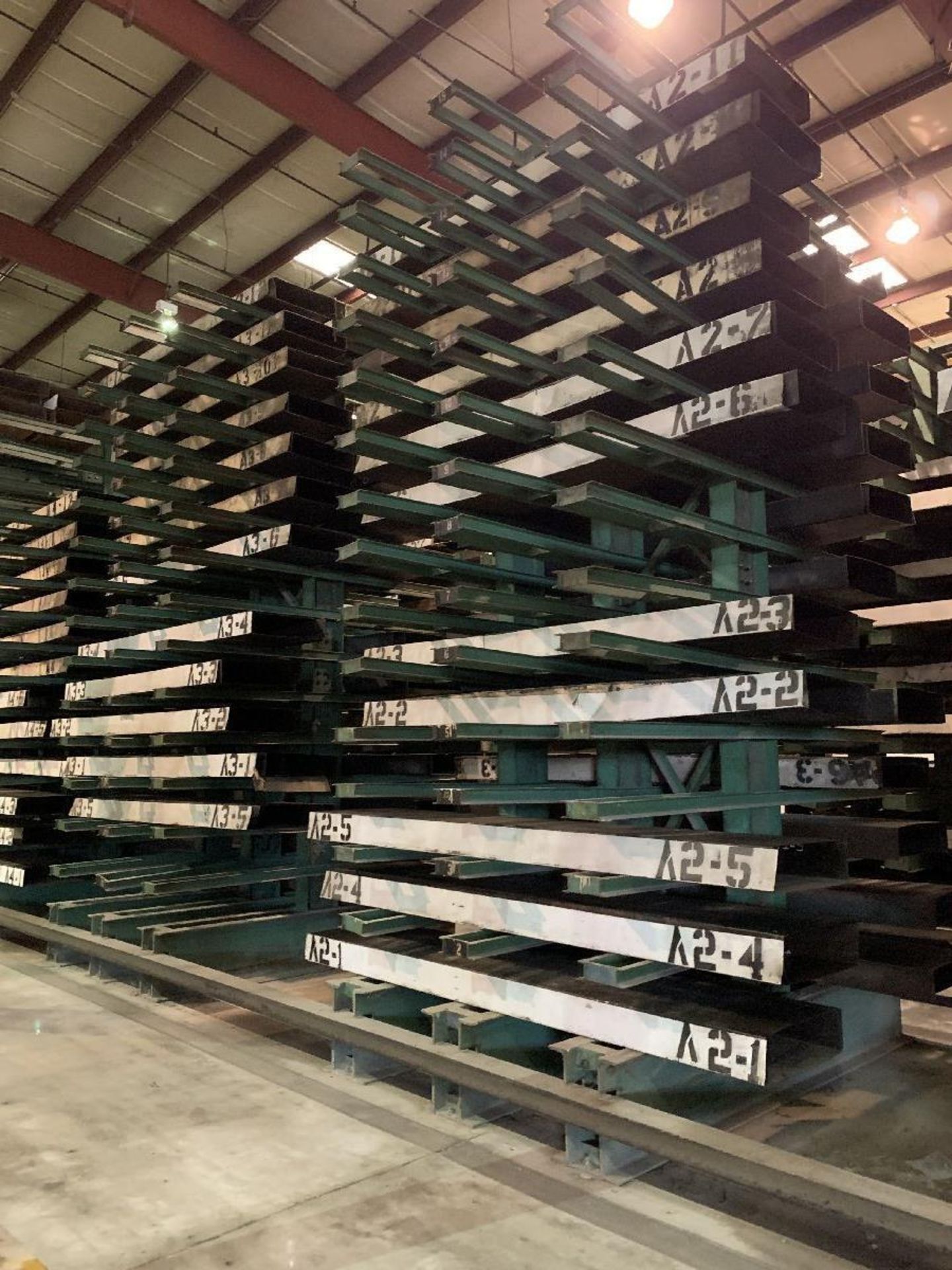 20'H x 48""D Double Sided Cantilever Racking - Image 3 of 4